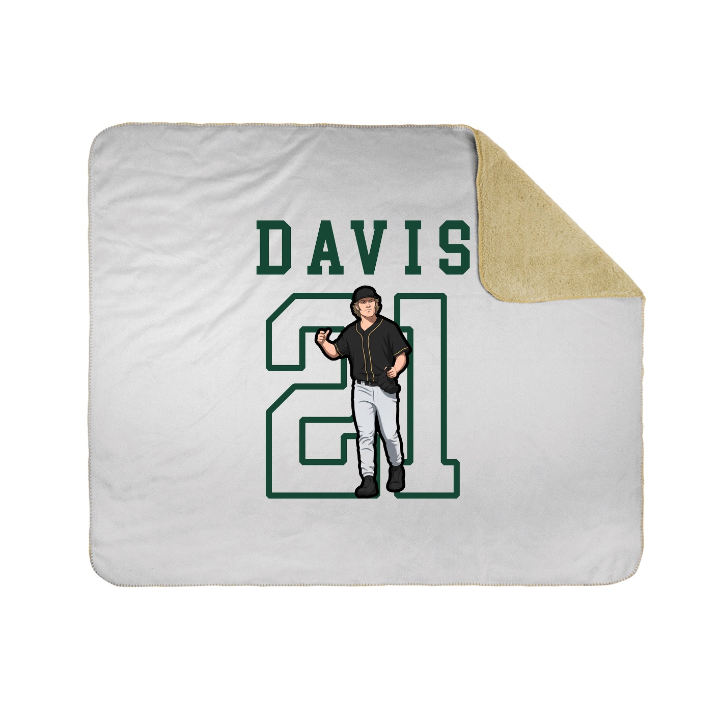Throw Blanket — Shirsey in White