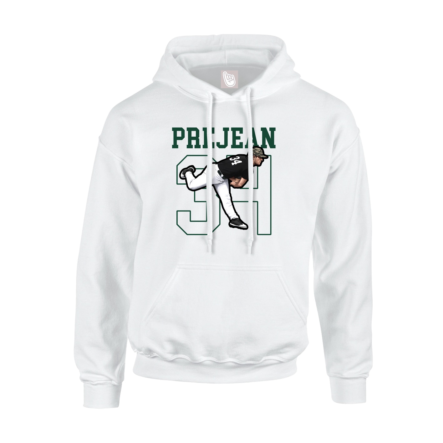 Hoodie — Shirsey in White