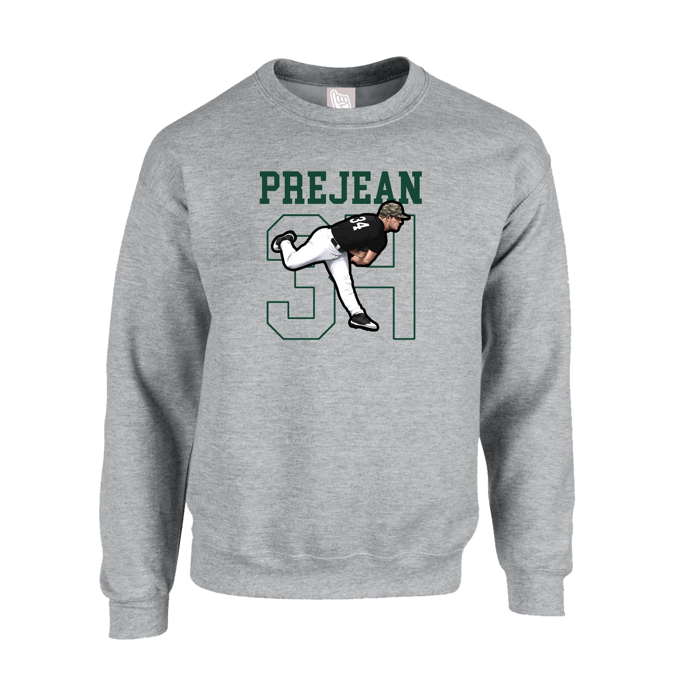 Fleece Crew — Shirsey in Grey