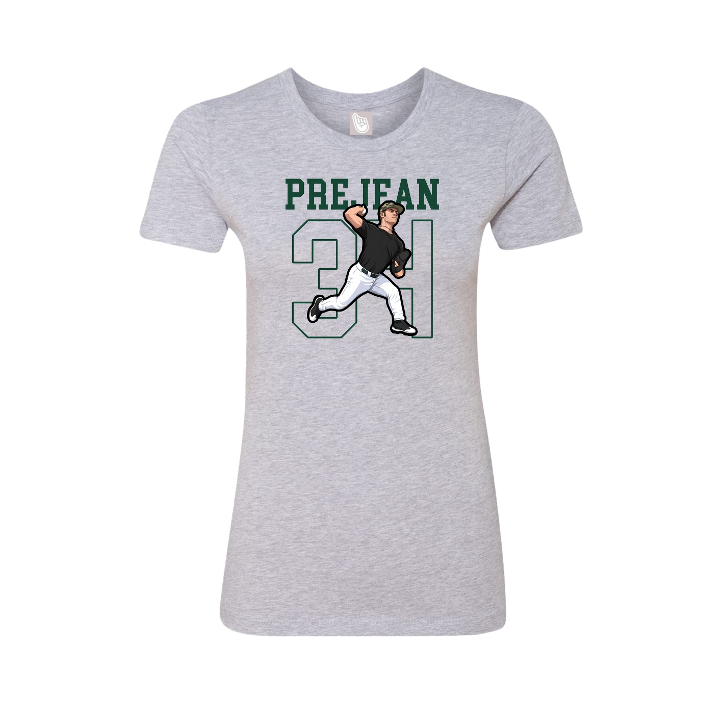 Fitted Women's Tee — Shirsey in Grey