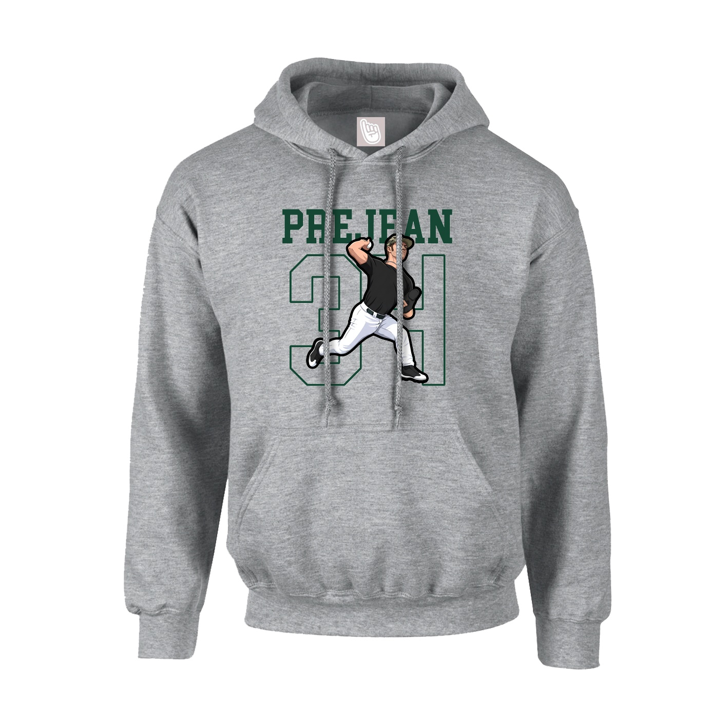 Hoodie — Shirsey in Grey