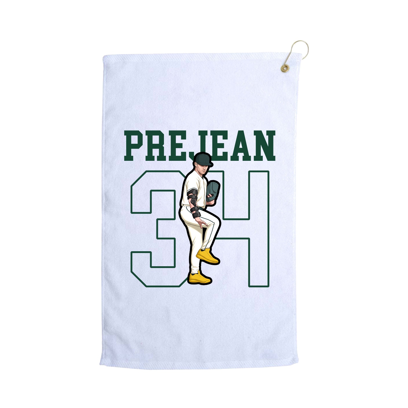 Golf Towel — Shirsey in White