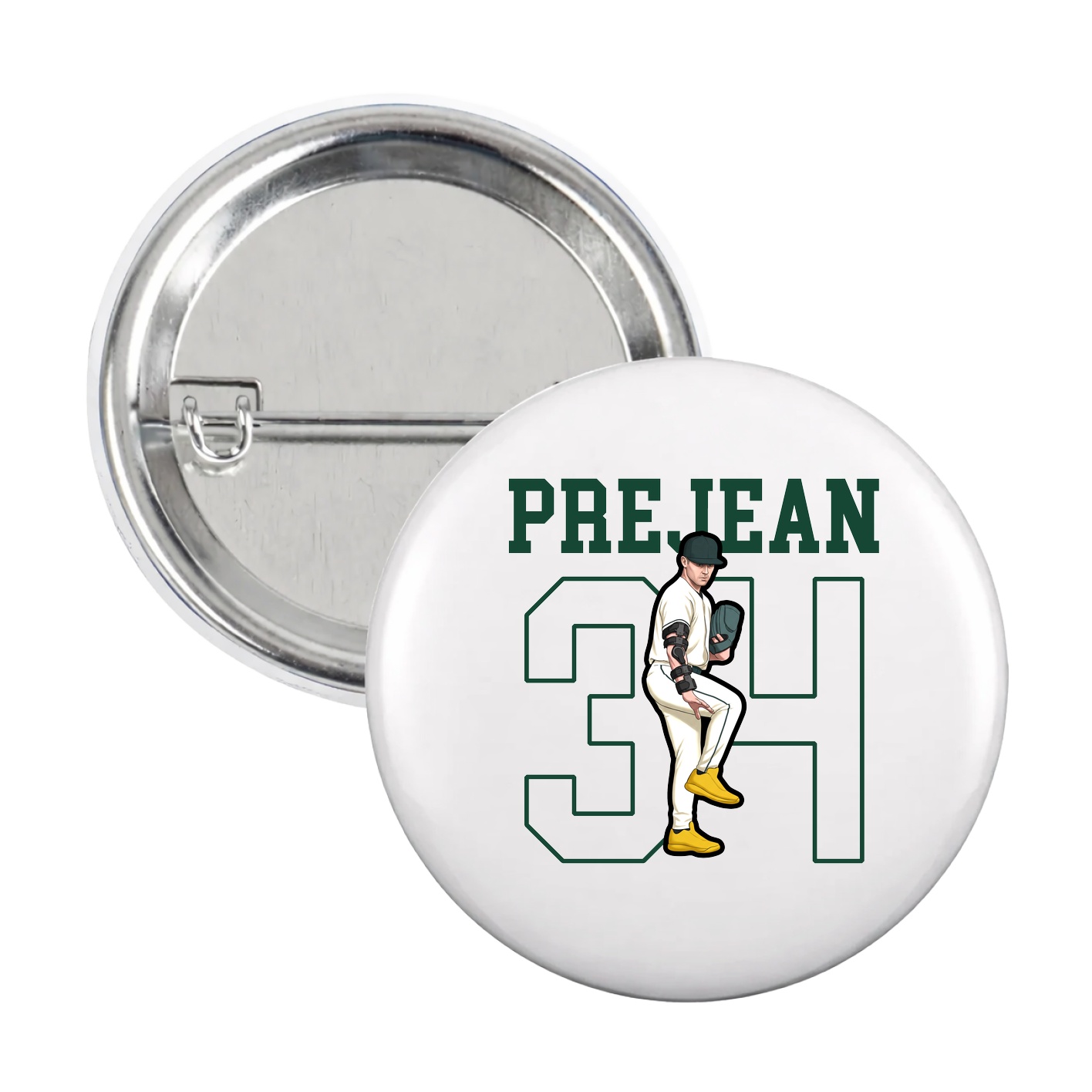 Game Day Button — Shirsey in White