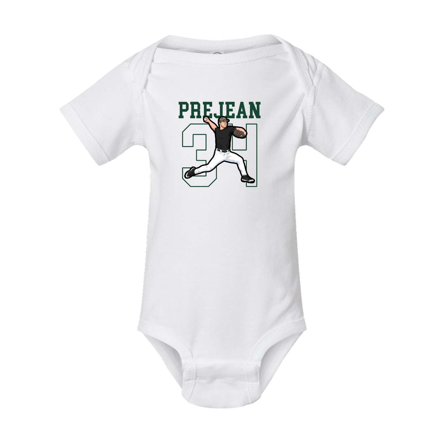 Baby Onesie — Shirsey in White