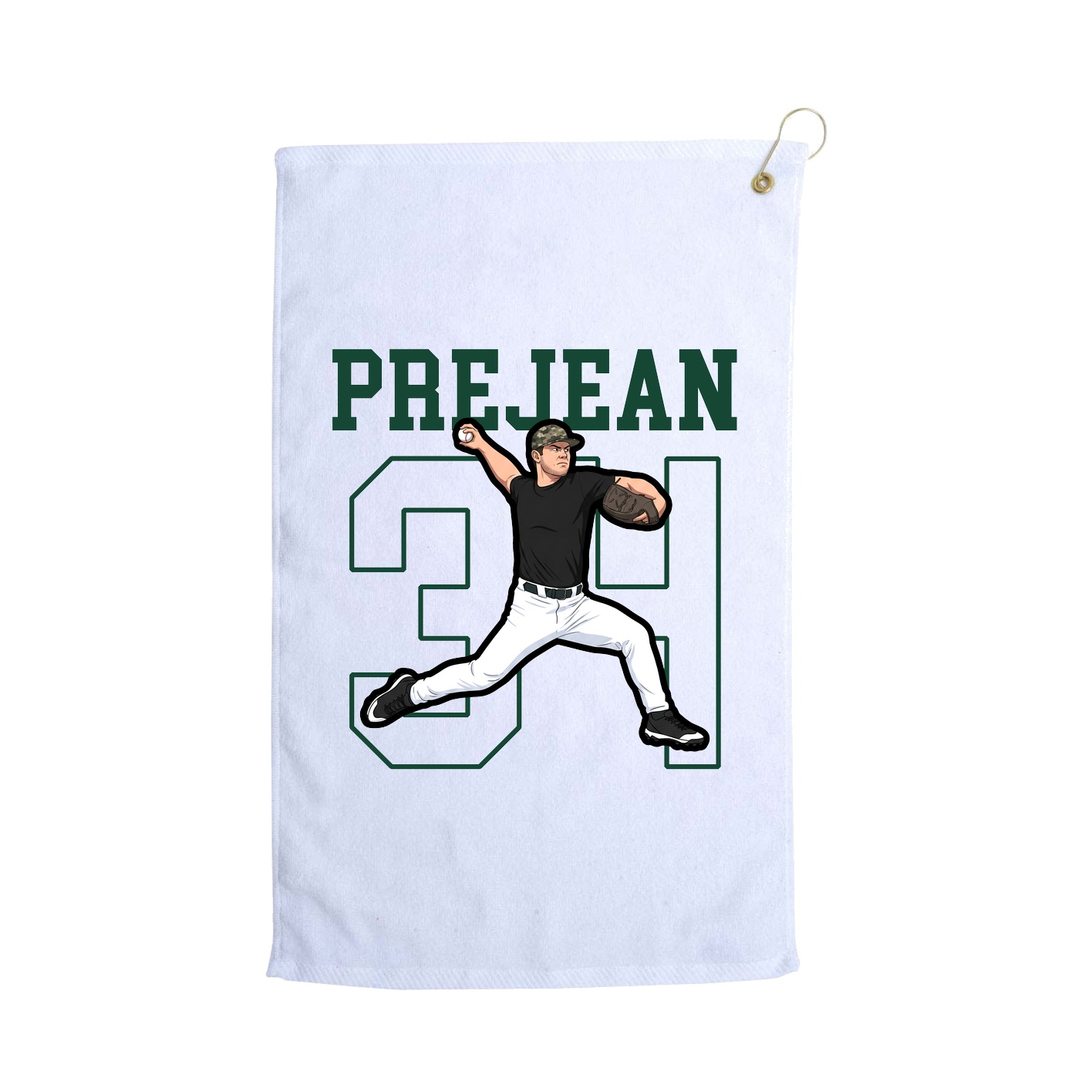 Golf Towel — Shirsey in White