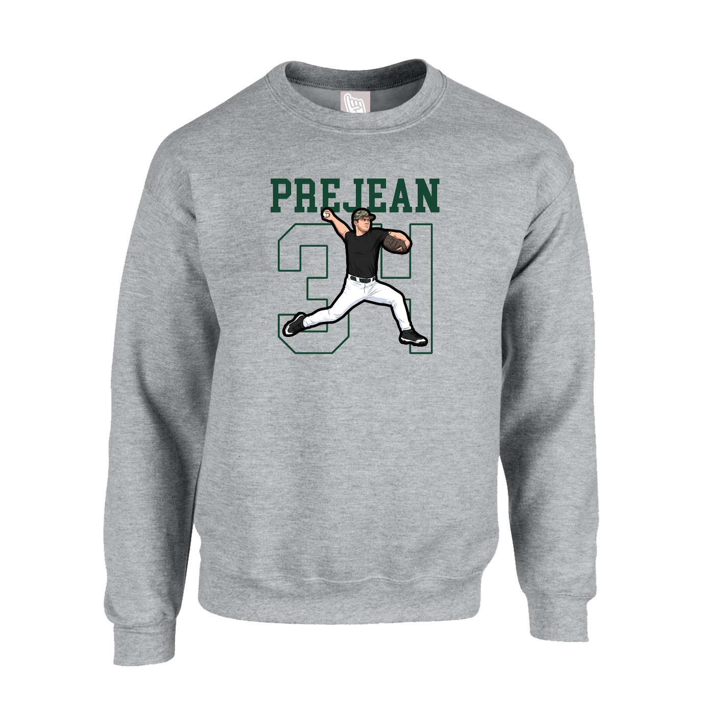 Fleece Crew — Shirsey in Grey