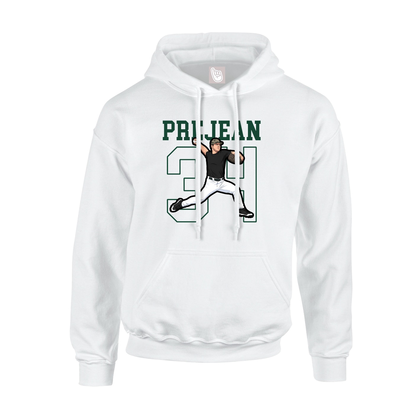 Youth Hoodie — Shirsey in White
