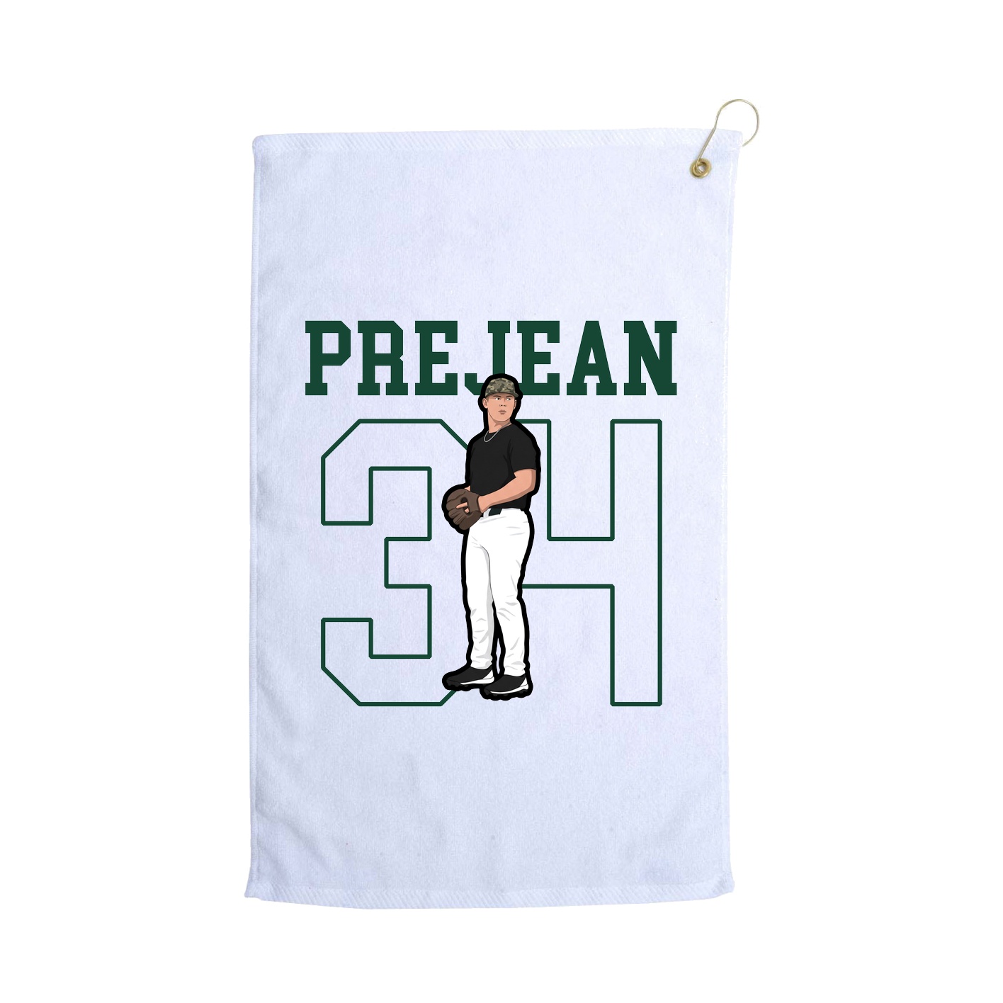 Golf Towel — Shirsey in White