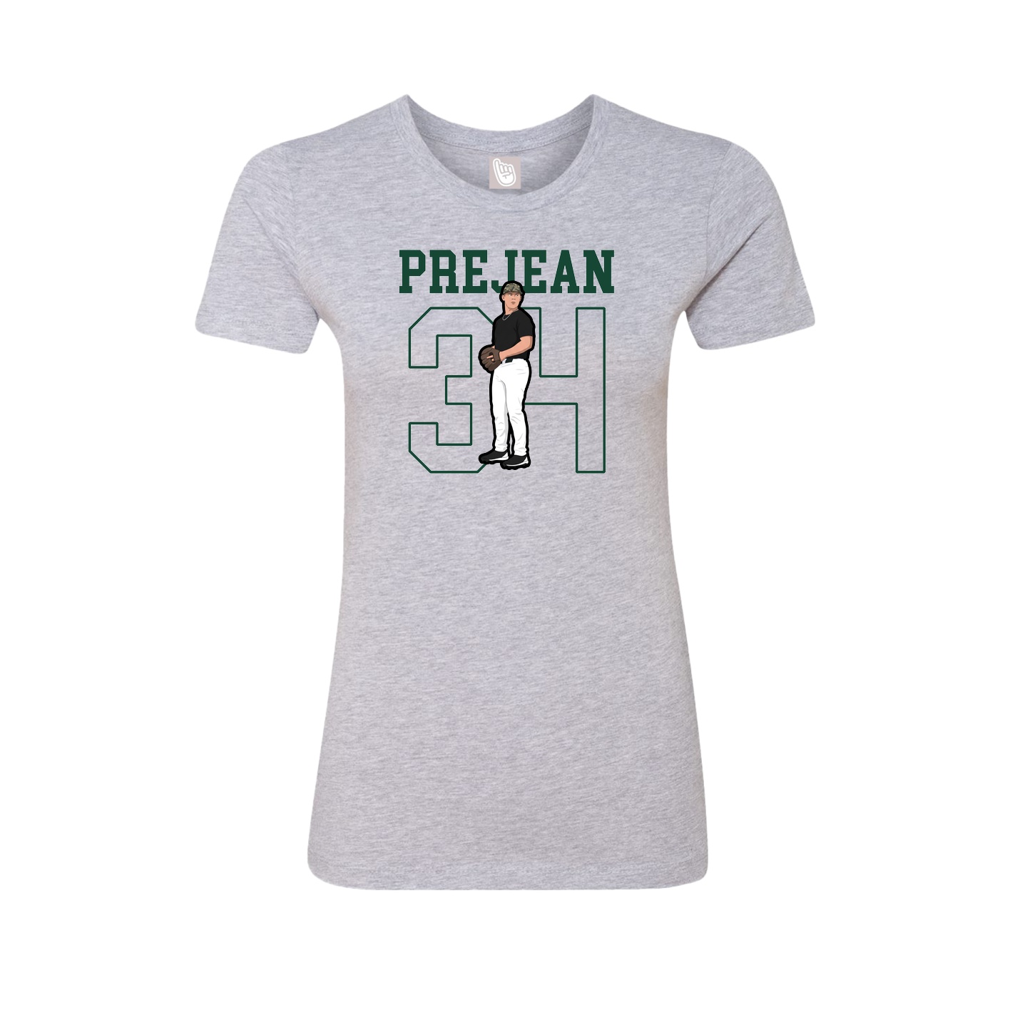 Fitted Women's Tee — Shirsey in Grey