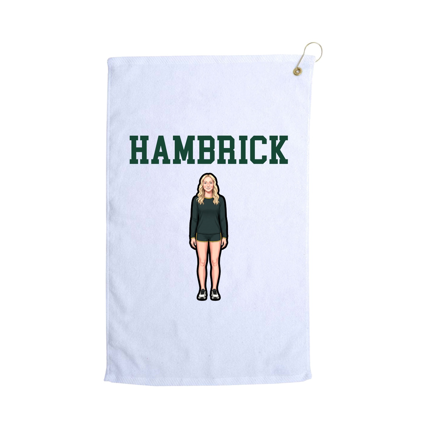 Golf Towel — Shirsey in White