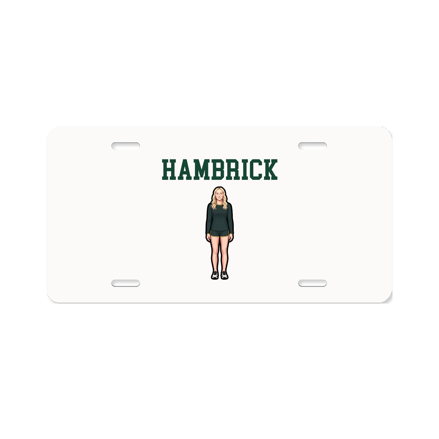 License Plate — Shirsey in Classic