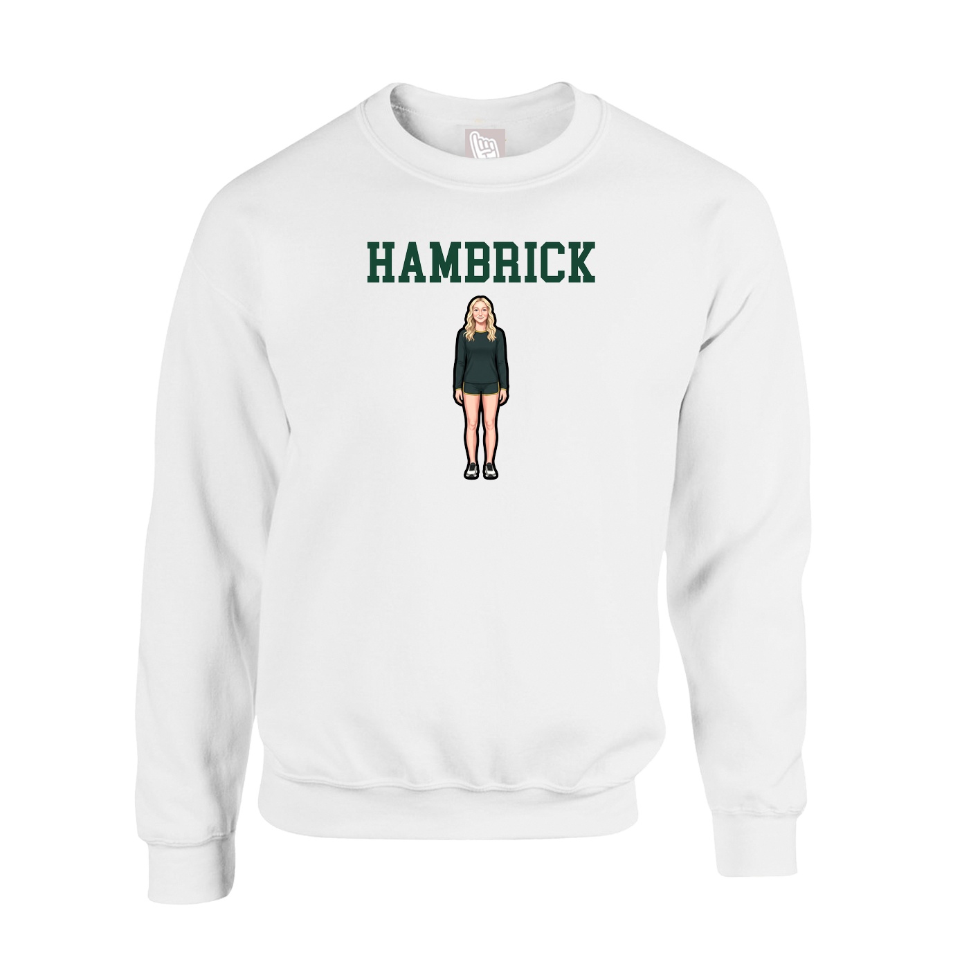 Fleece Crew — Shirsey in White