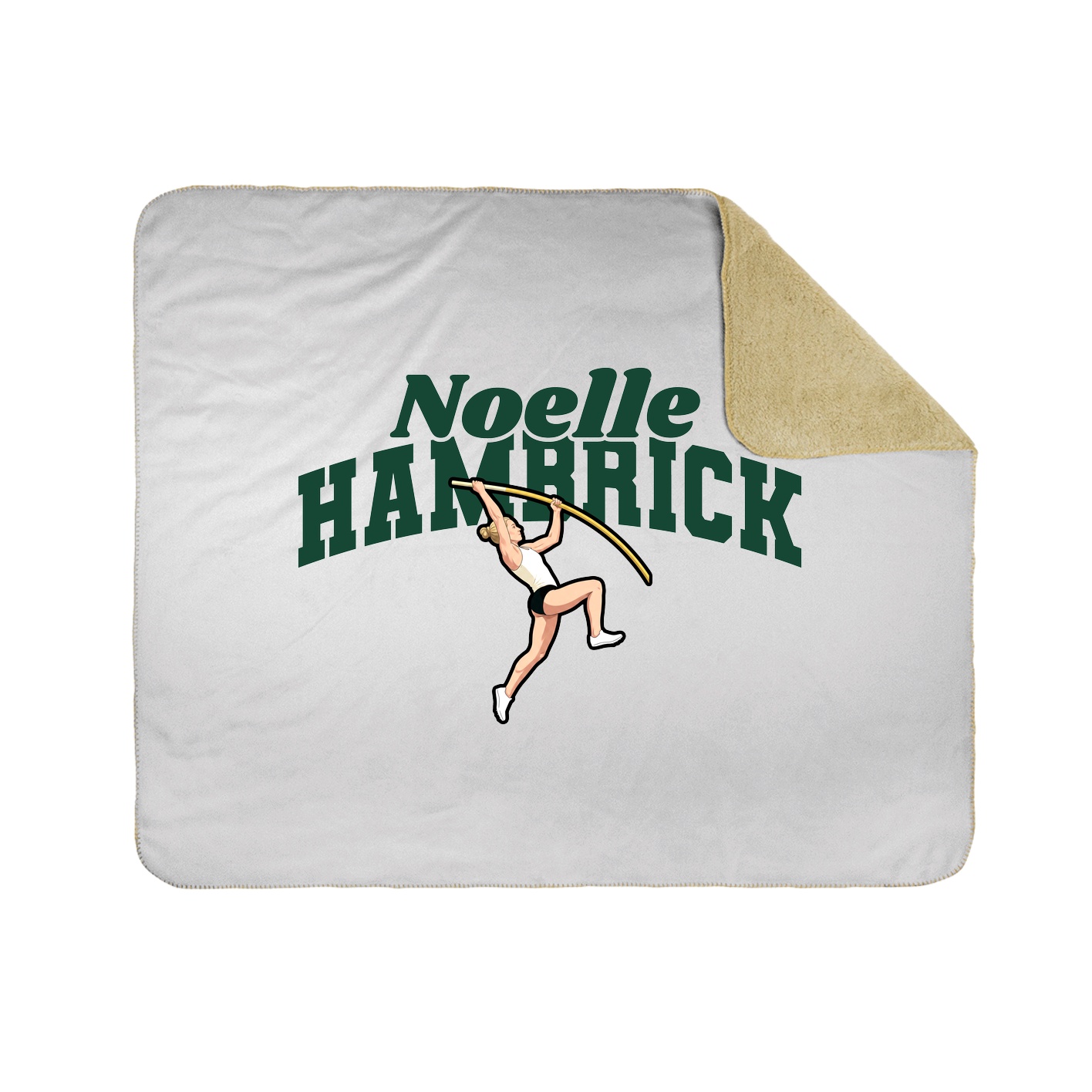 Throw Blanket — Signature Arch in White