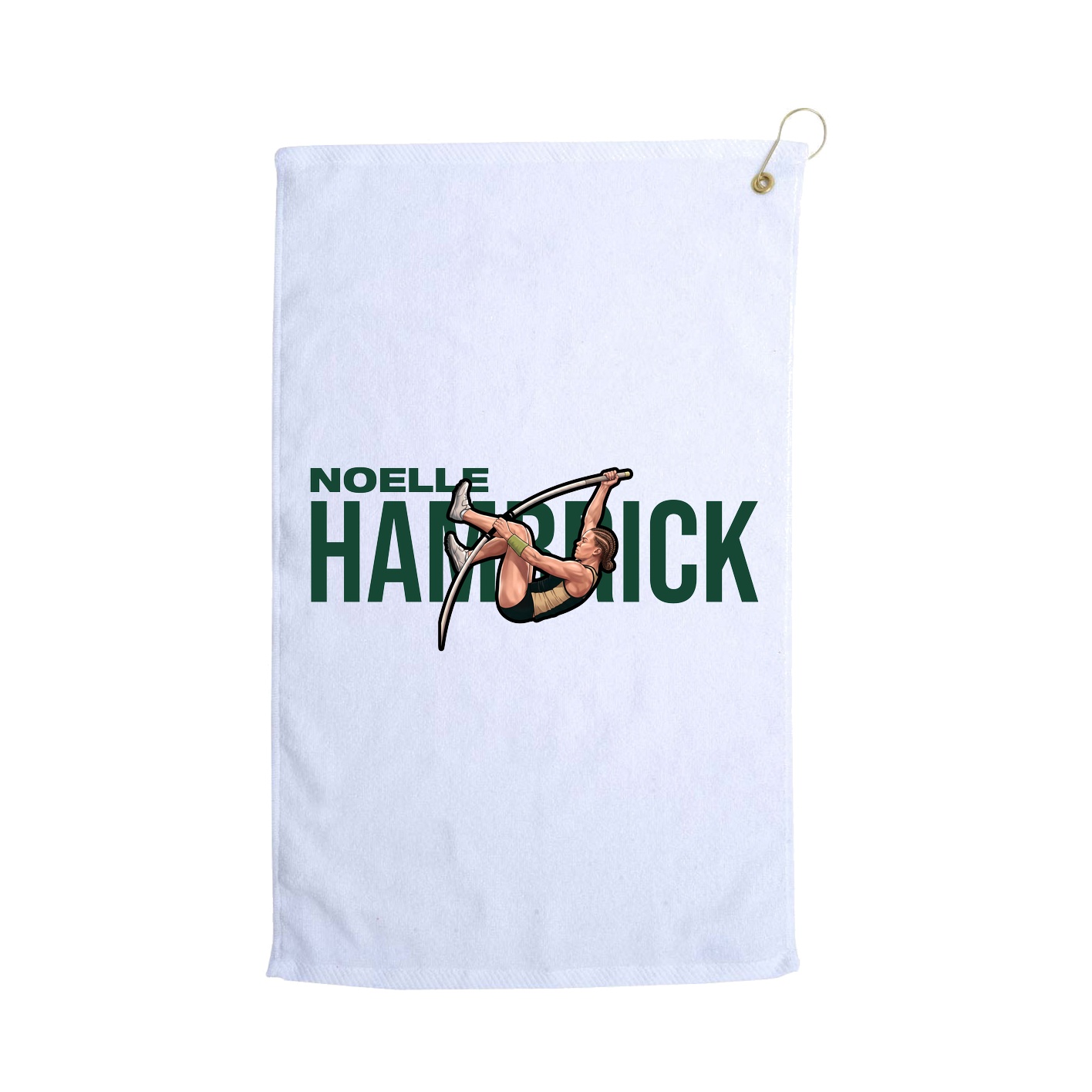 Golf Towel — Player Name in White