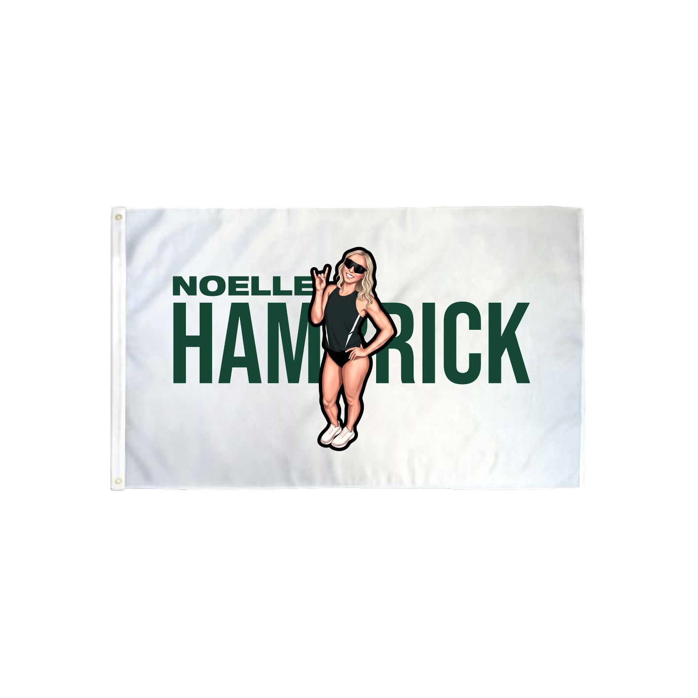 3x5 Flag — Player Name in Classic