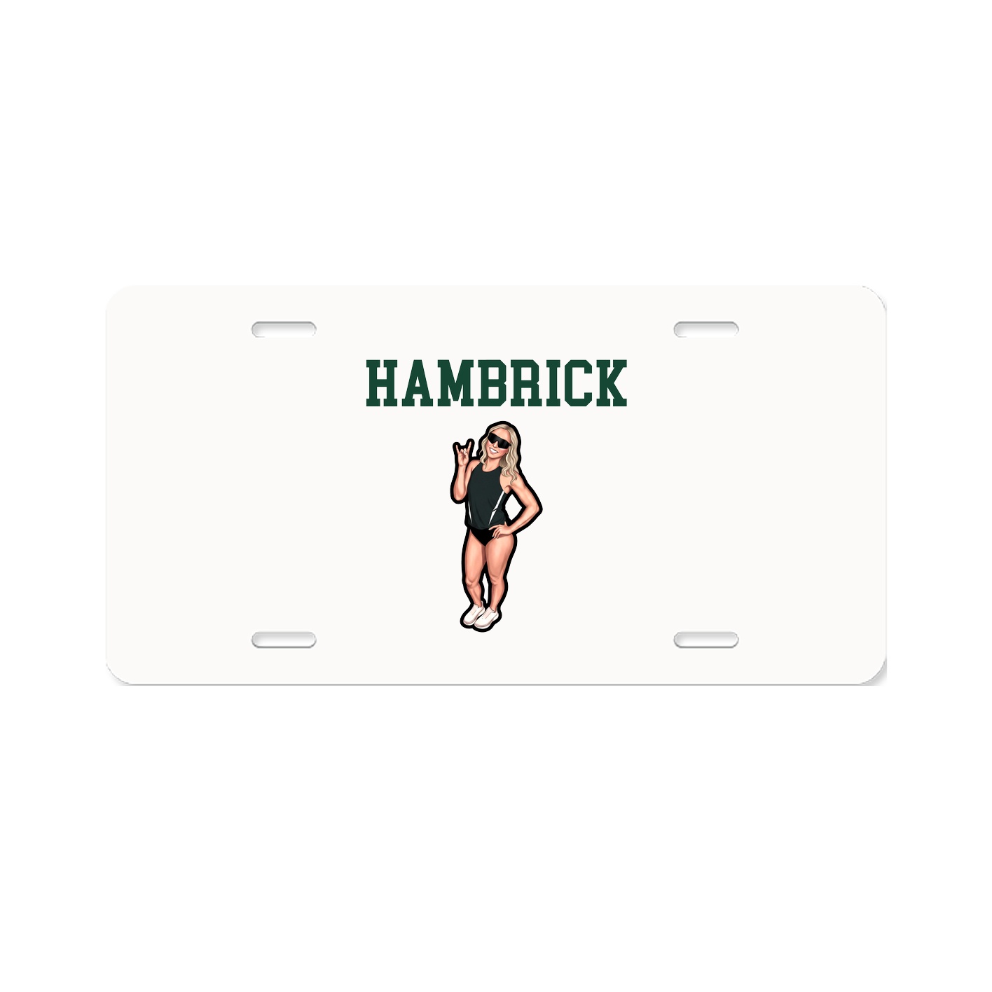 License Plate — Shirsey in Classic