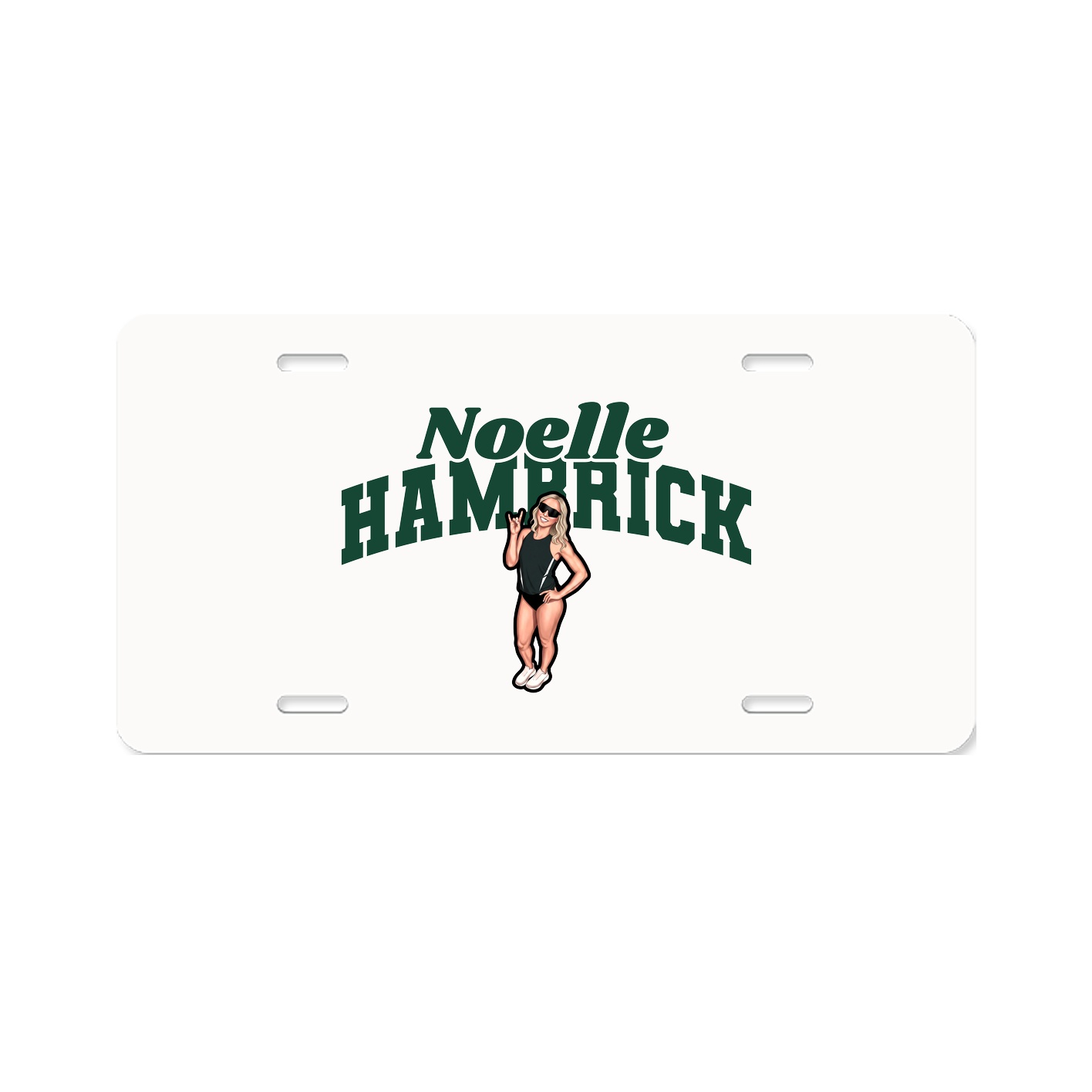 License Plate — Signature Arch in Classic