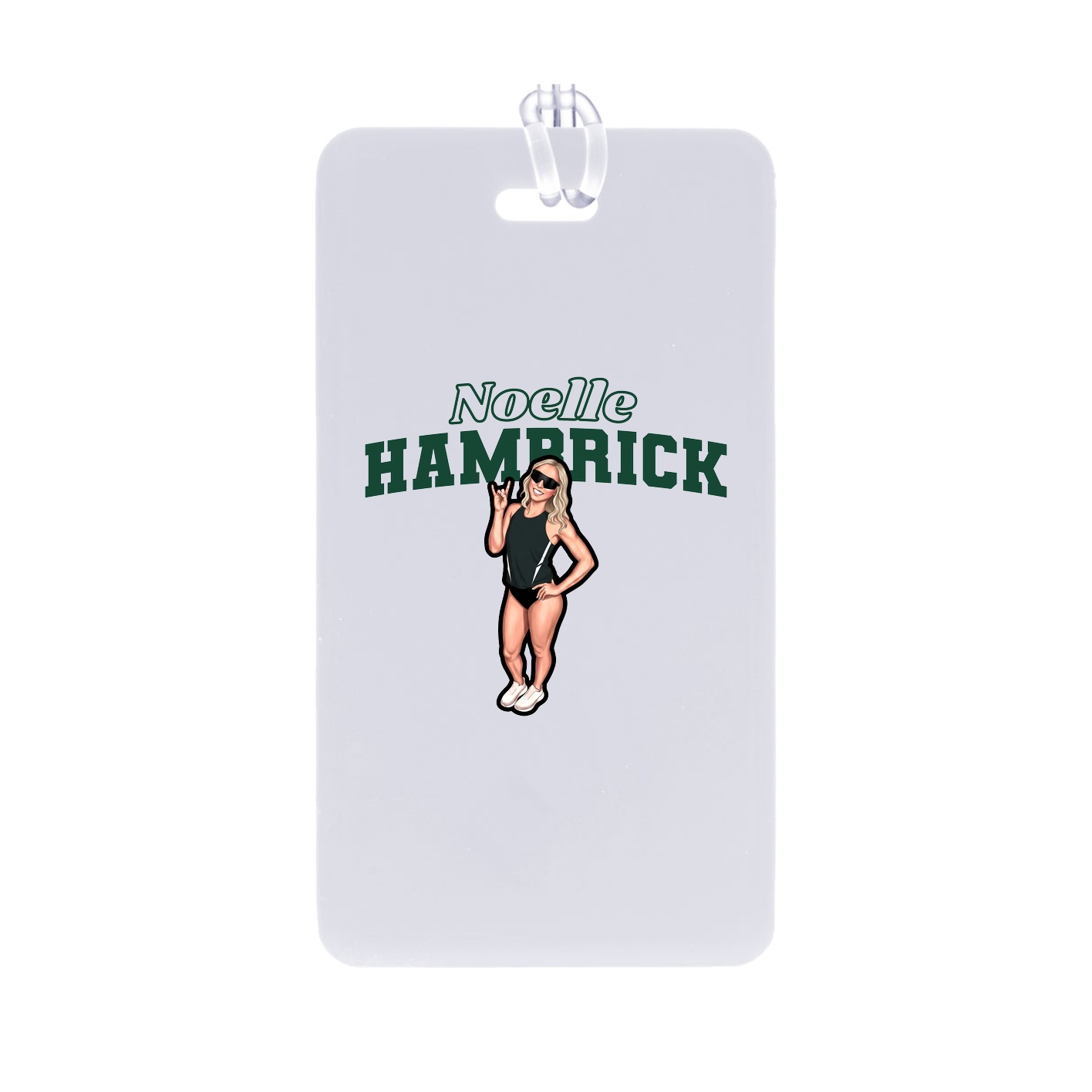Bag Tag — Name Arch in Classic