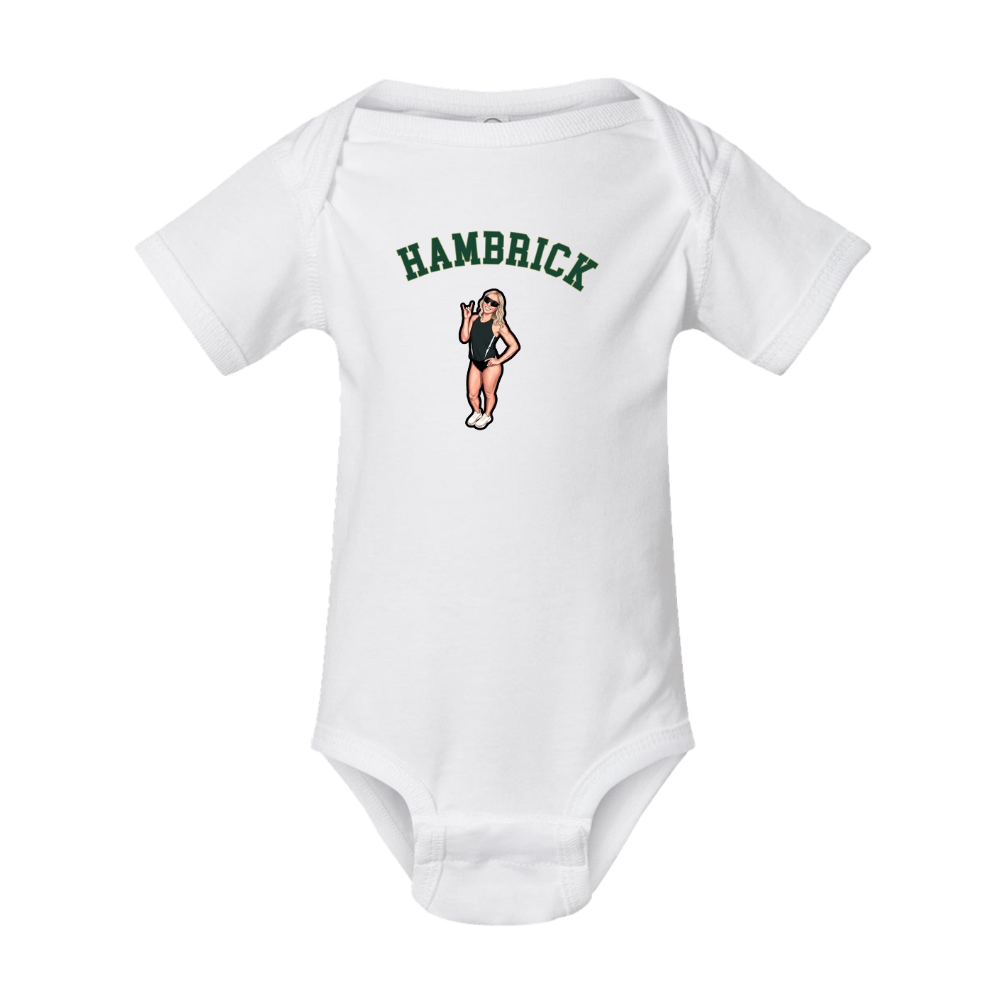 Baby Onesie — Shirsey Arch in White