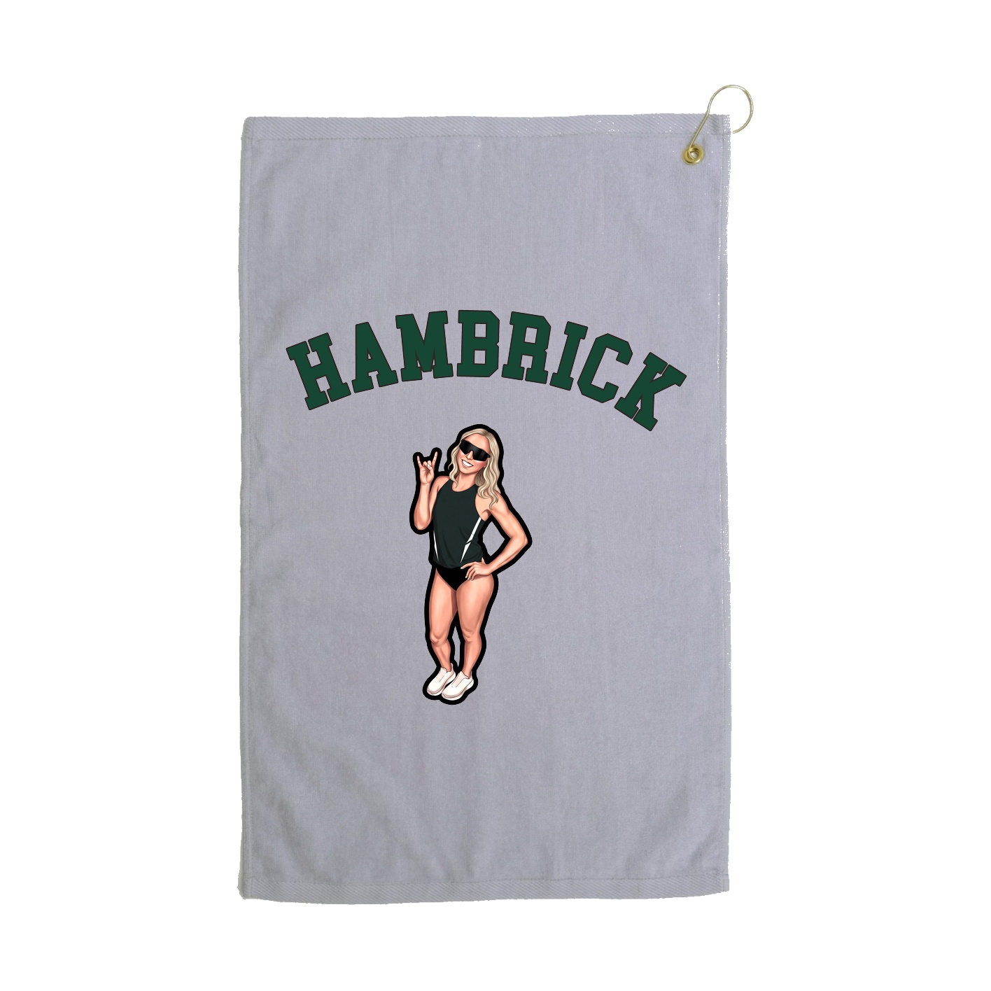 Golf Towel — Shirsey Arch in Grey