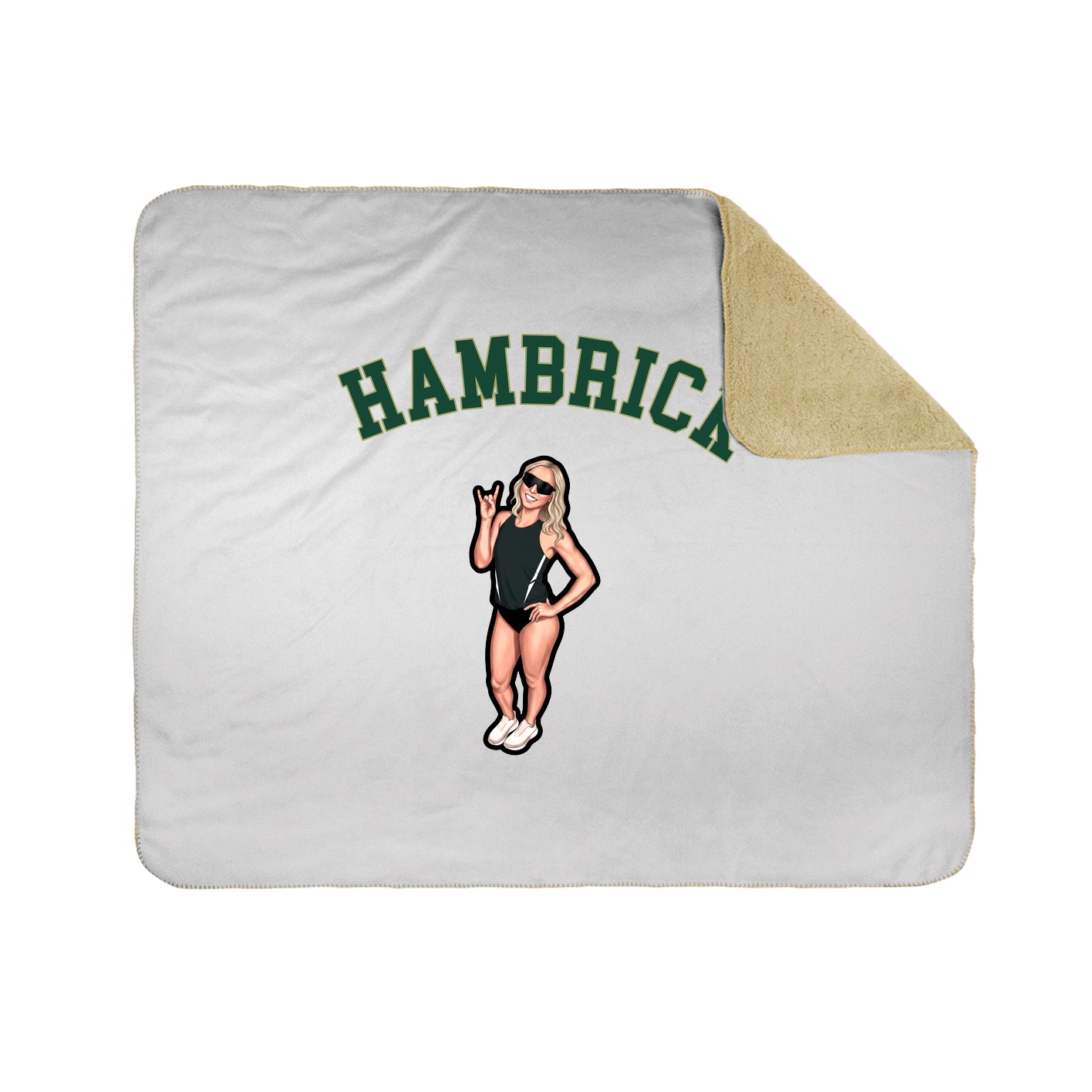 Throw Blanket — Shirsey Arch in White