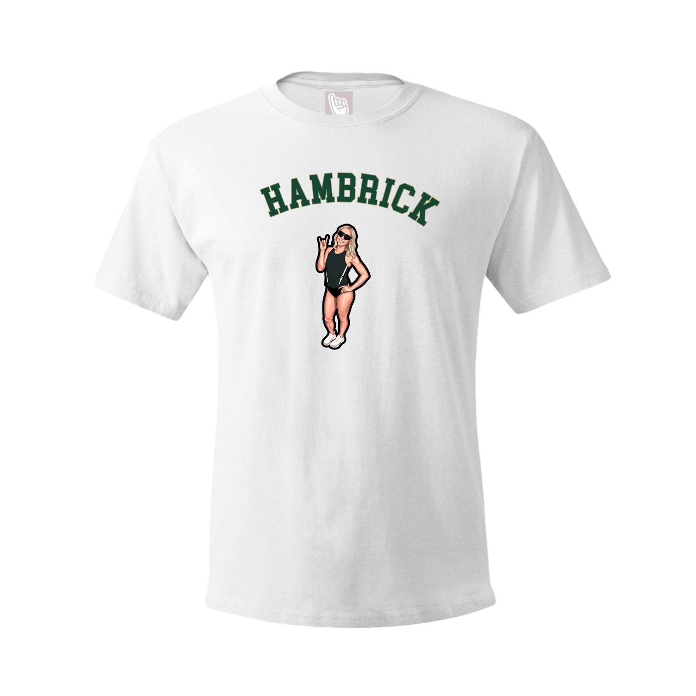 Youth Tee — Shirsey Arch in White