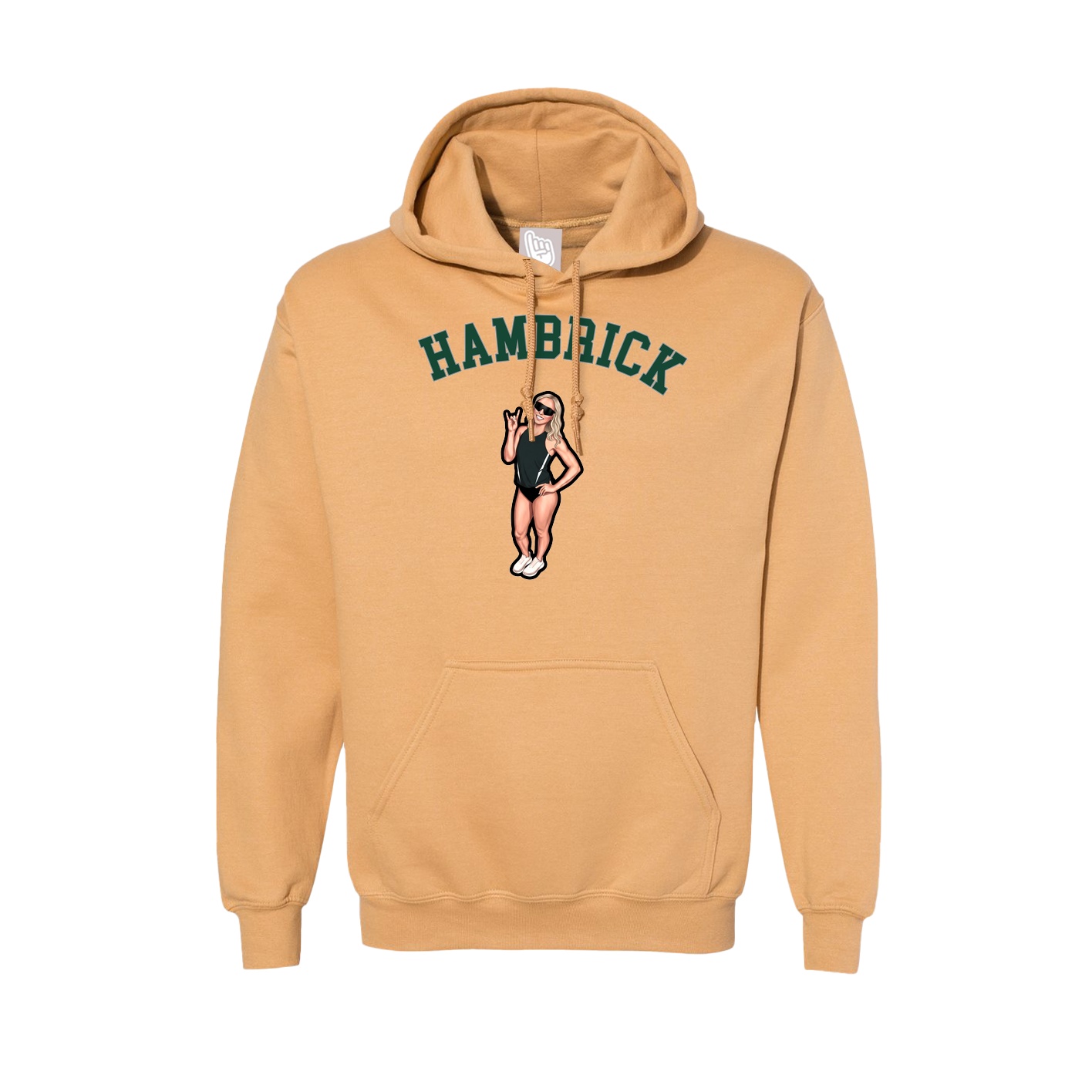 Hoodie — Shirsey Arch in Vegas Gold