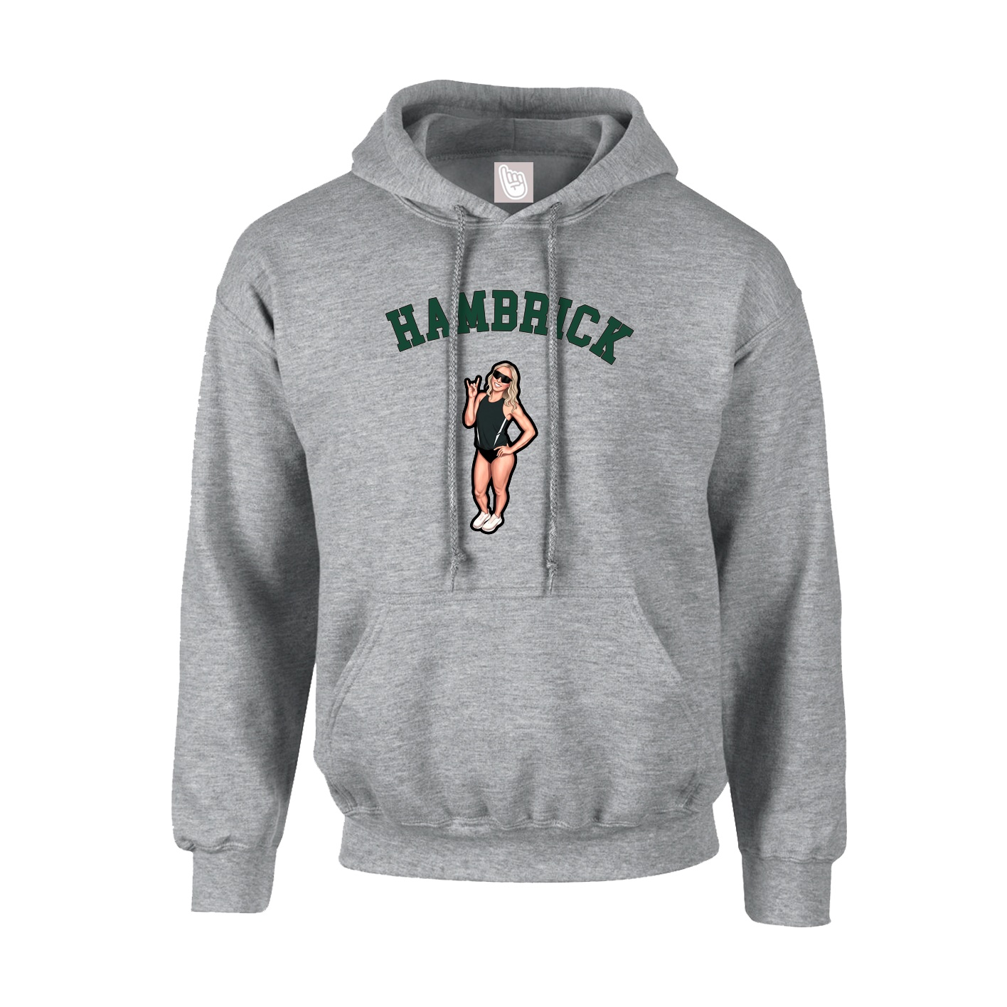 Youth Hoodie — Shirsey Arch in Grey