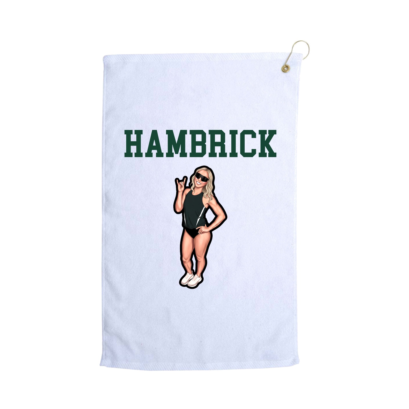 Golf Towel — Shirsey in White