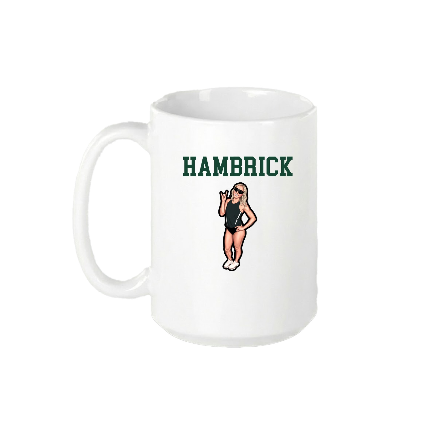 15oz Coffee Mug — Shirsey in White