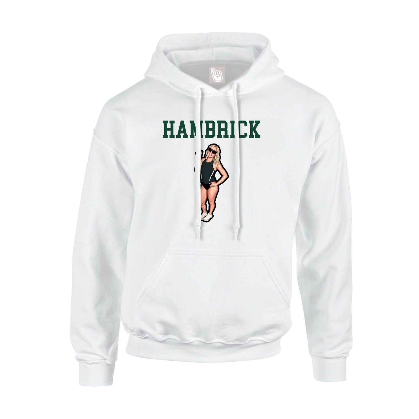 Hoodie — Shirsey in White