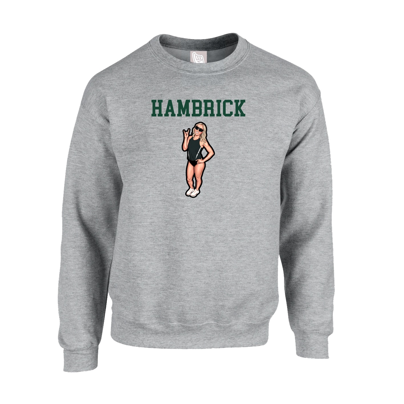 Fleece Crew — Shirsey in Grey