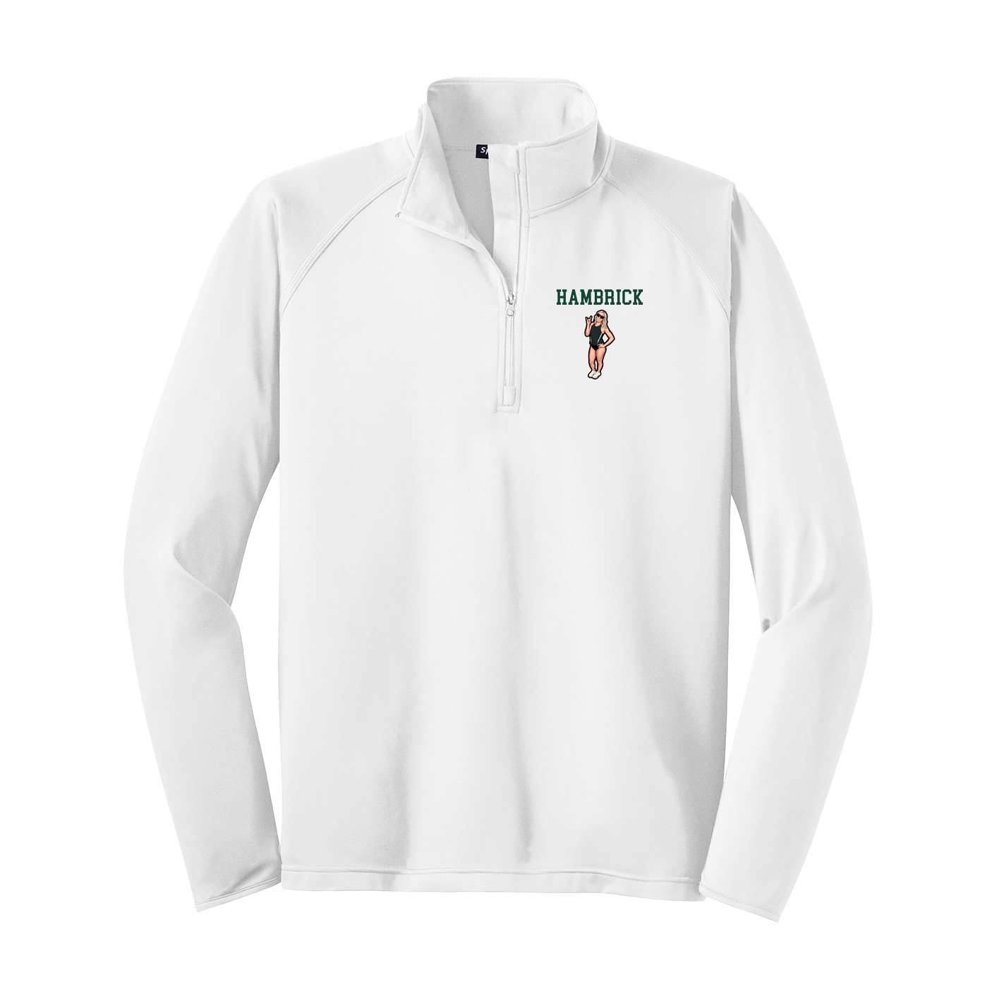 Q-Zip Pullover — Shirsey in White