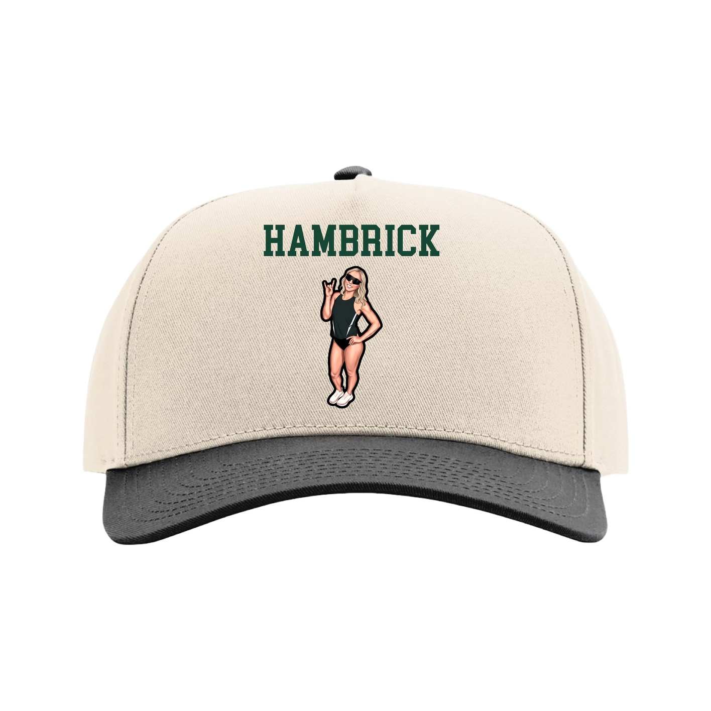 Full Fabric Five-Panel Champ Cap