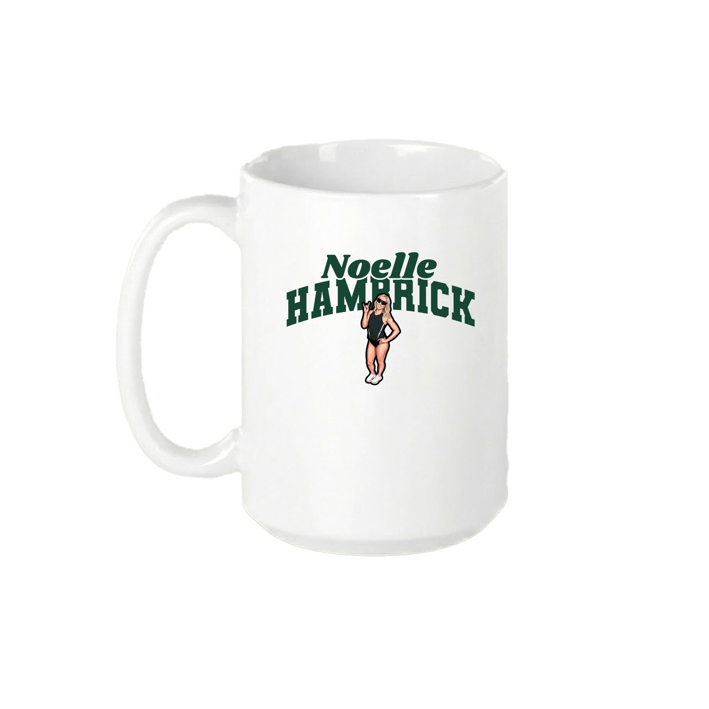 15oz Coffee Mug — Signature Arch in White