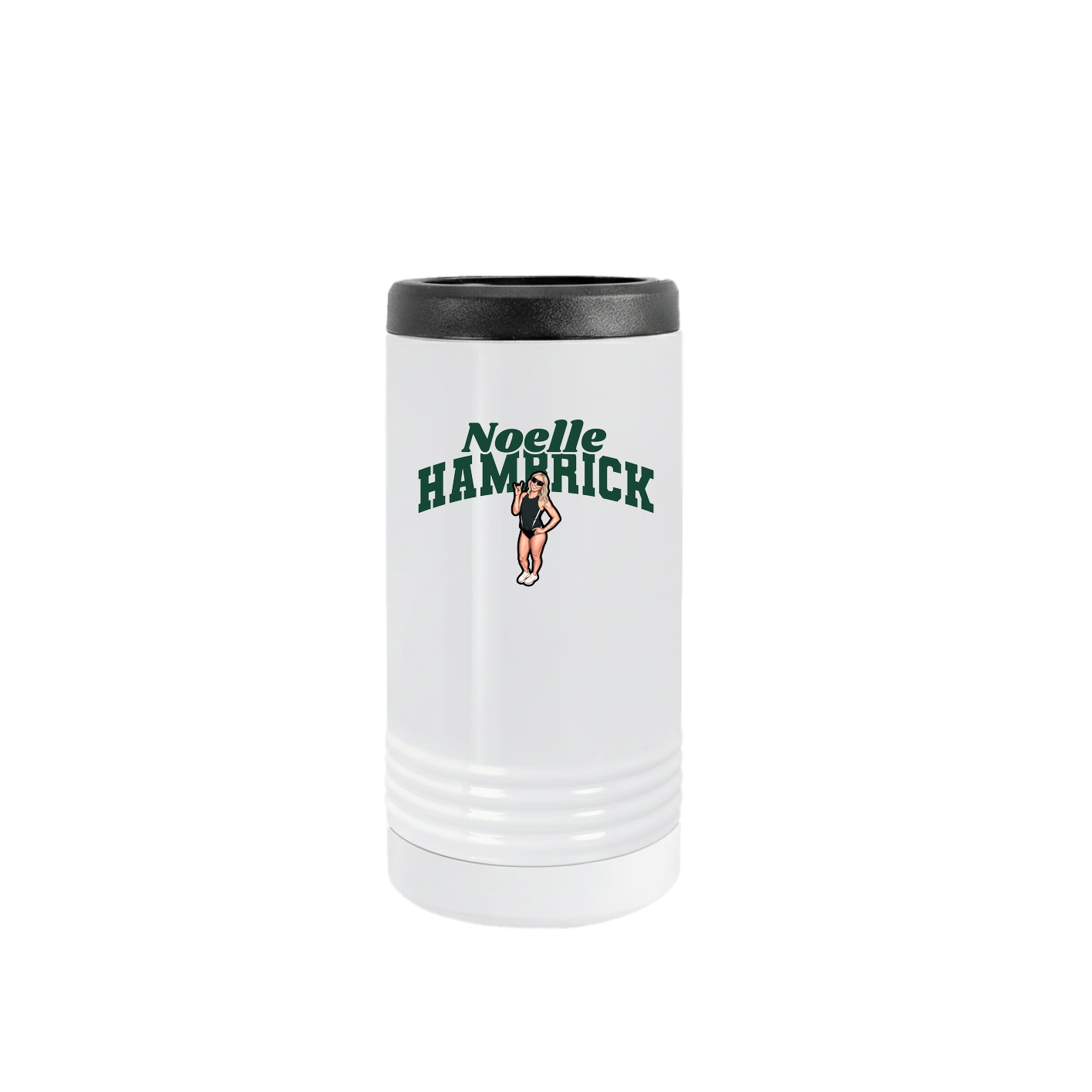 Slim Beverage Holder — Signature Arch in White