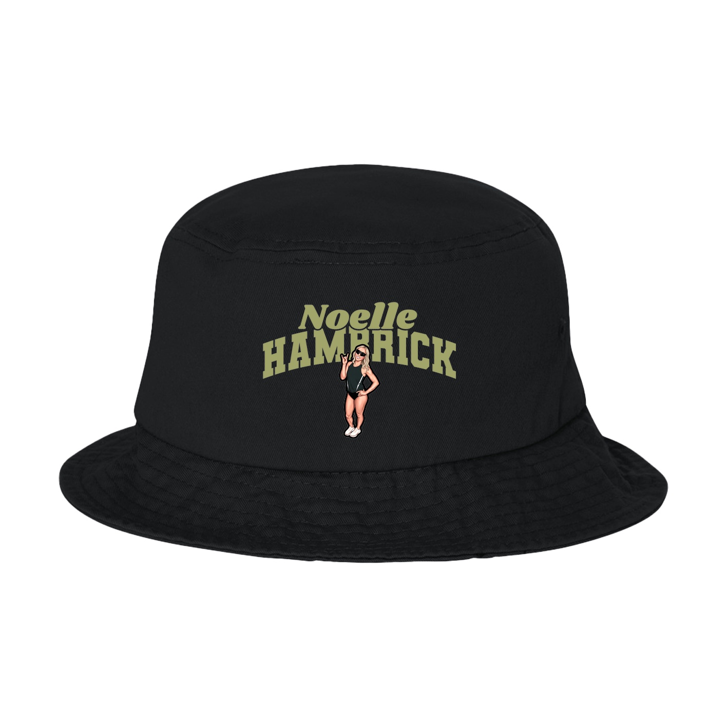 Bucket Cap — Signature Arch in Black
