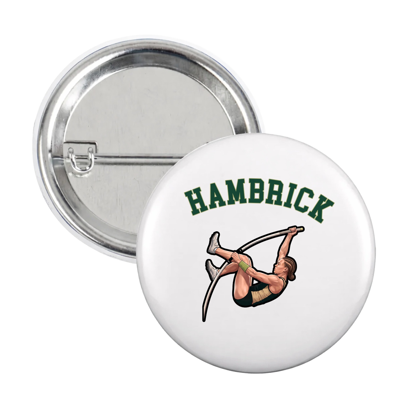 Game Day Button — Shirsey Arch in White
