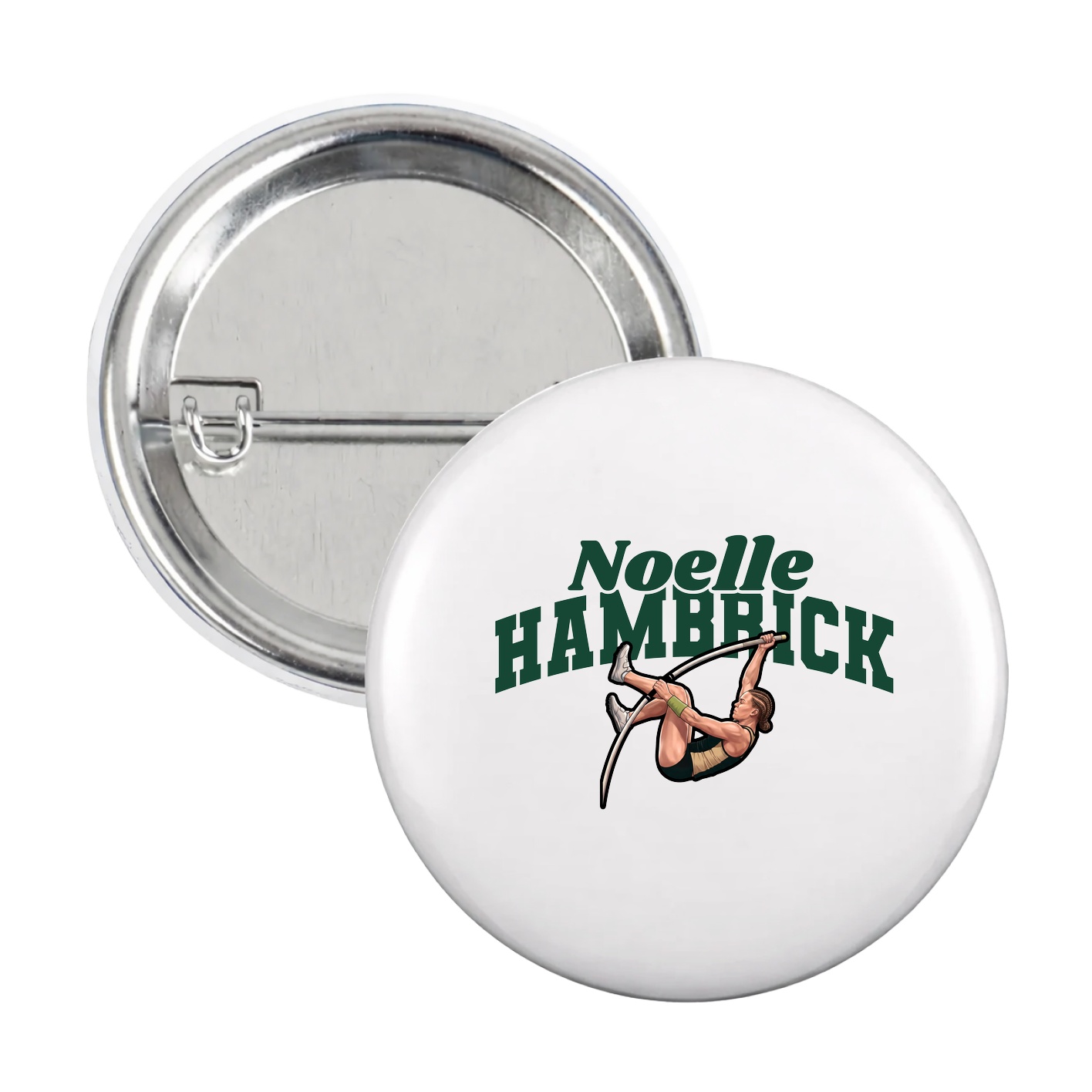 Game Day Button — Signature Arch in White
