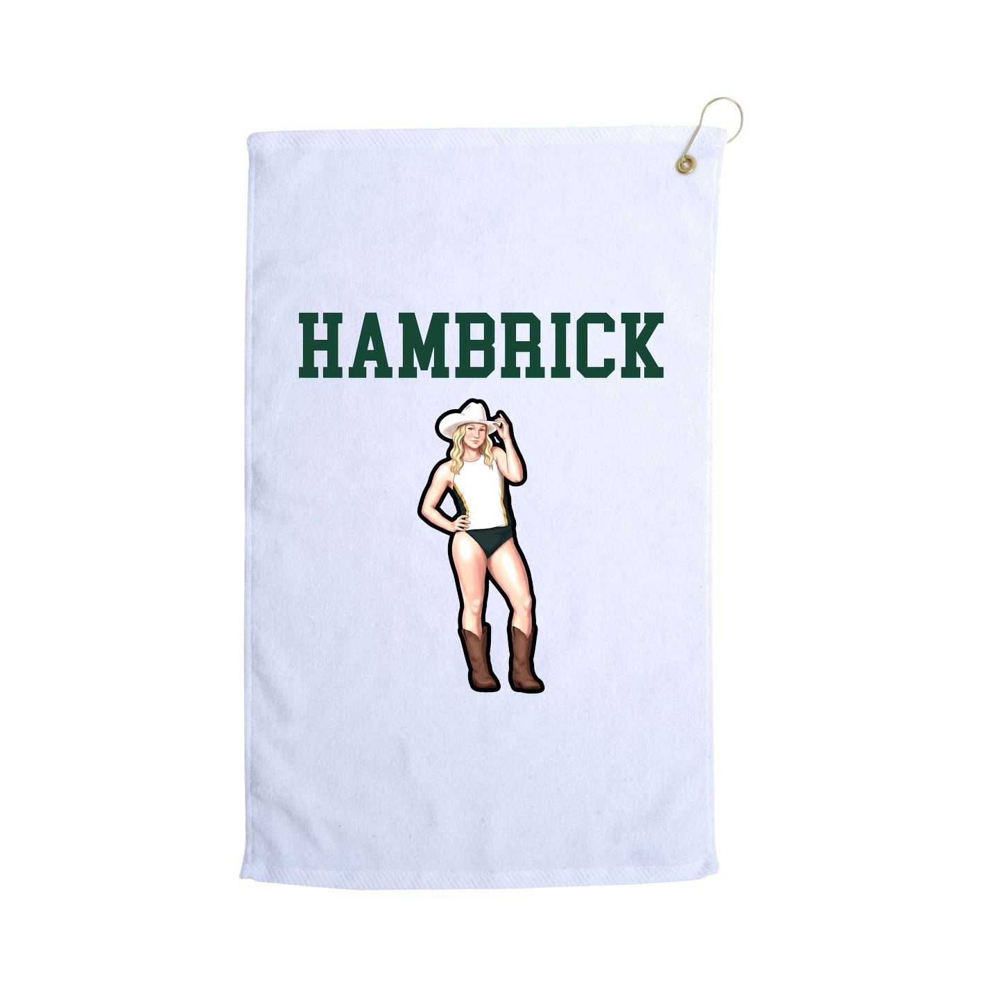Golf Towel — Shirsey in White