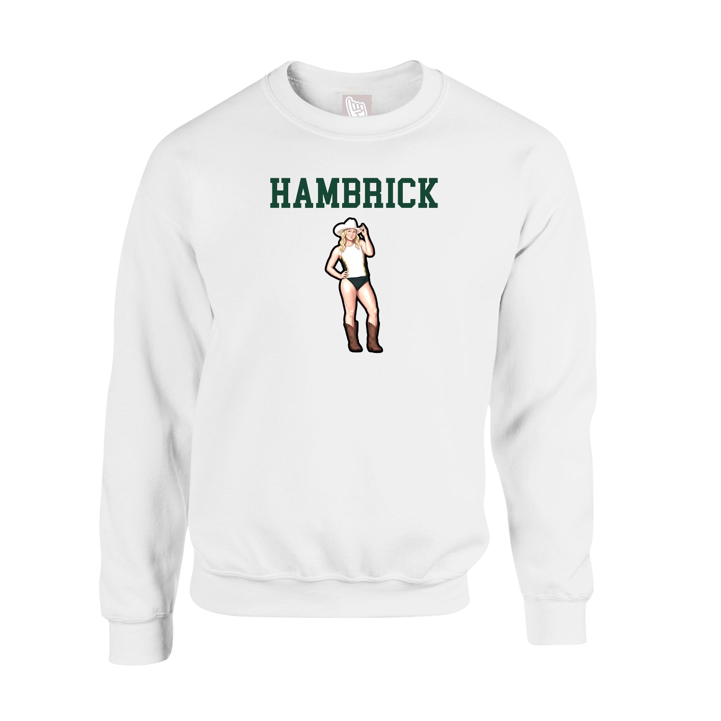 Fleece Crew — Shirsey in White
