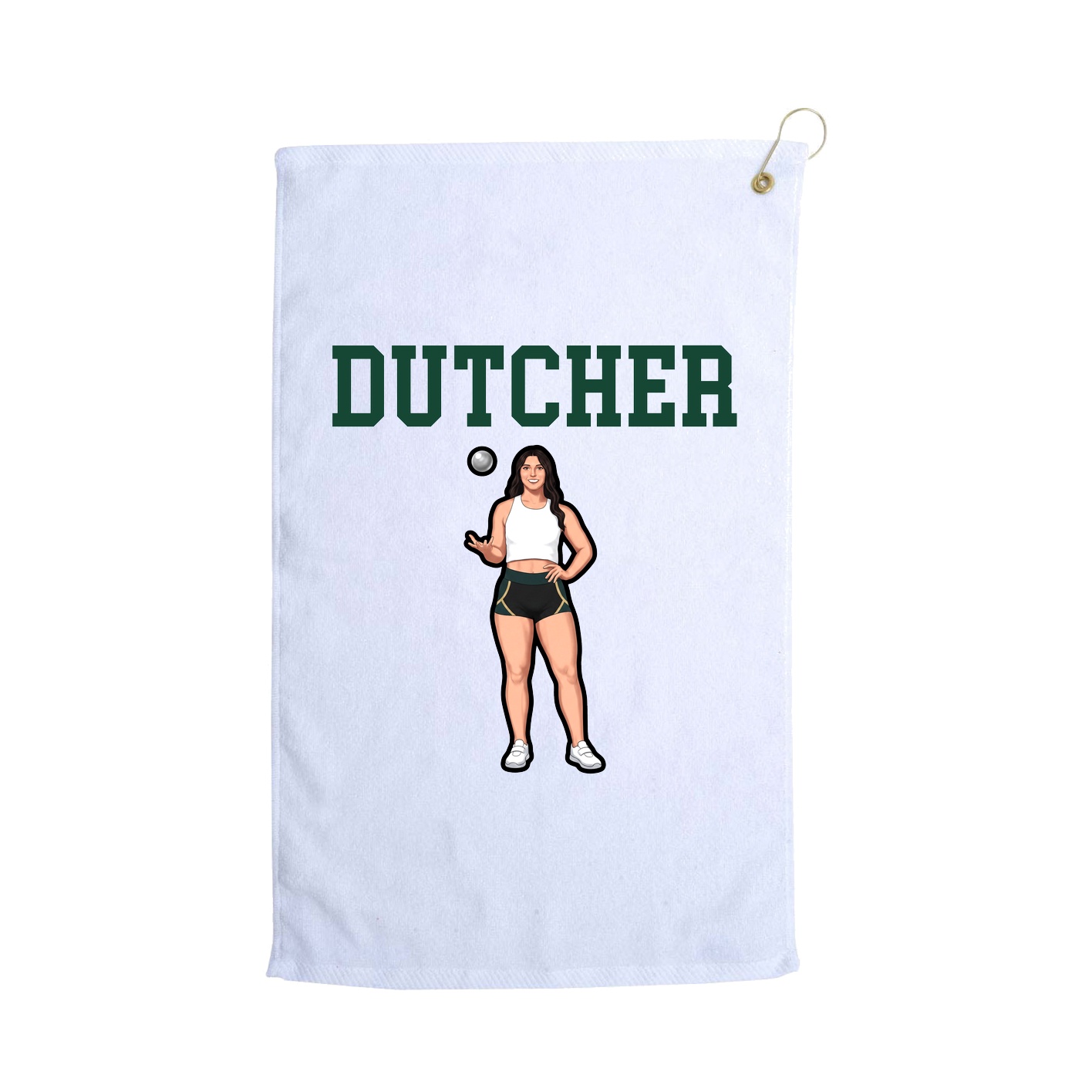 Golf Towel — Shirsey in White