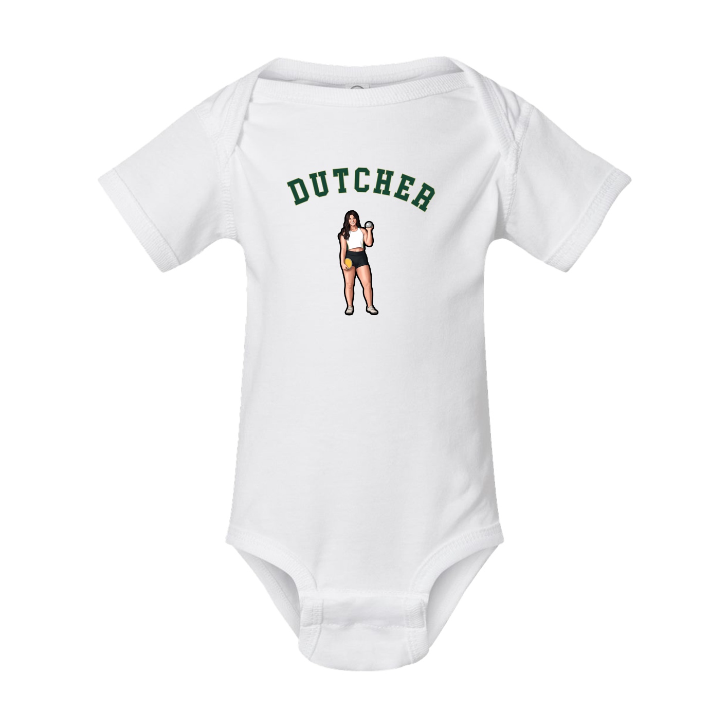 Baby Onesie — Shirsey Arch in White