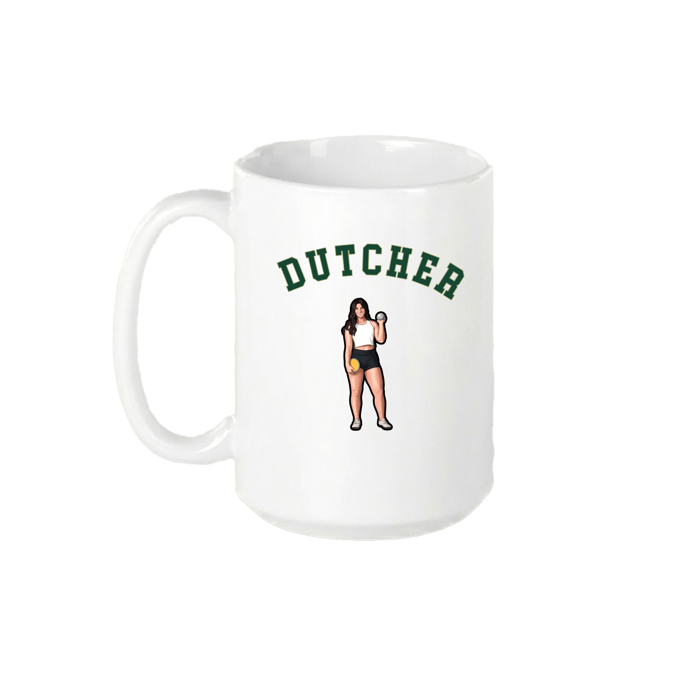 15oz Coffee Mug — Shirsey Arch in White