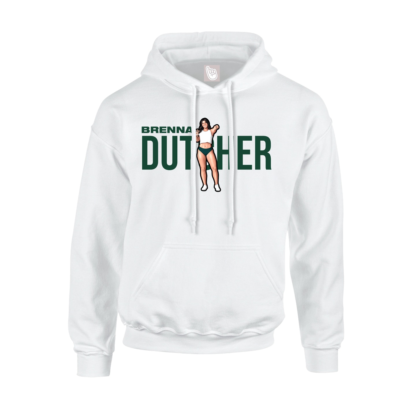 Hoodie — Player Name in White