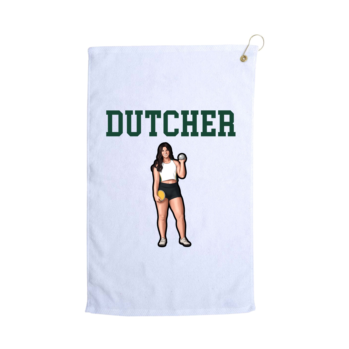 Golf Towel — Shirsey in White
