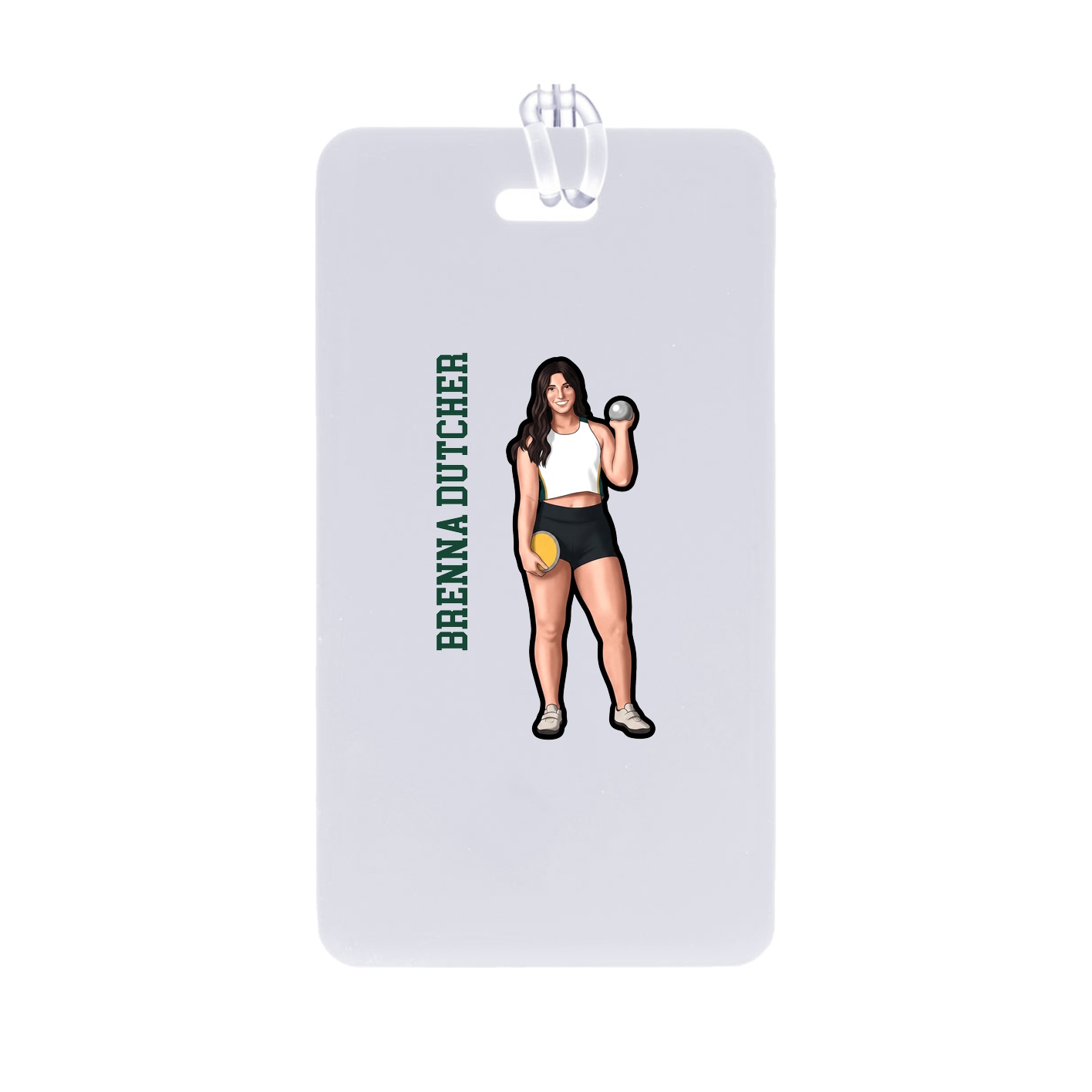 Bag Tag — Name Vertical in Classic