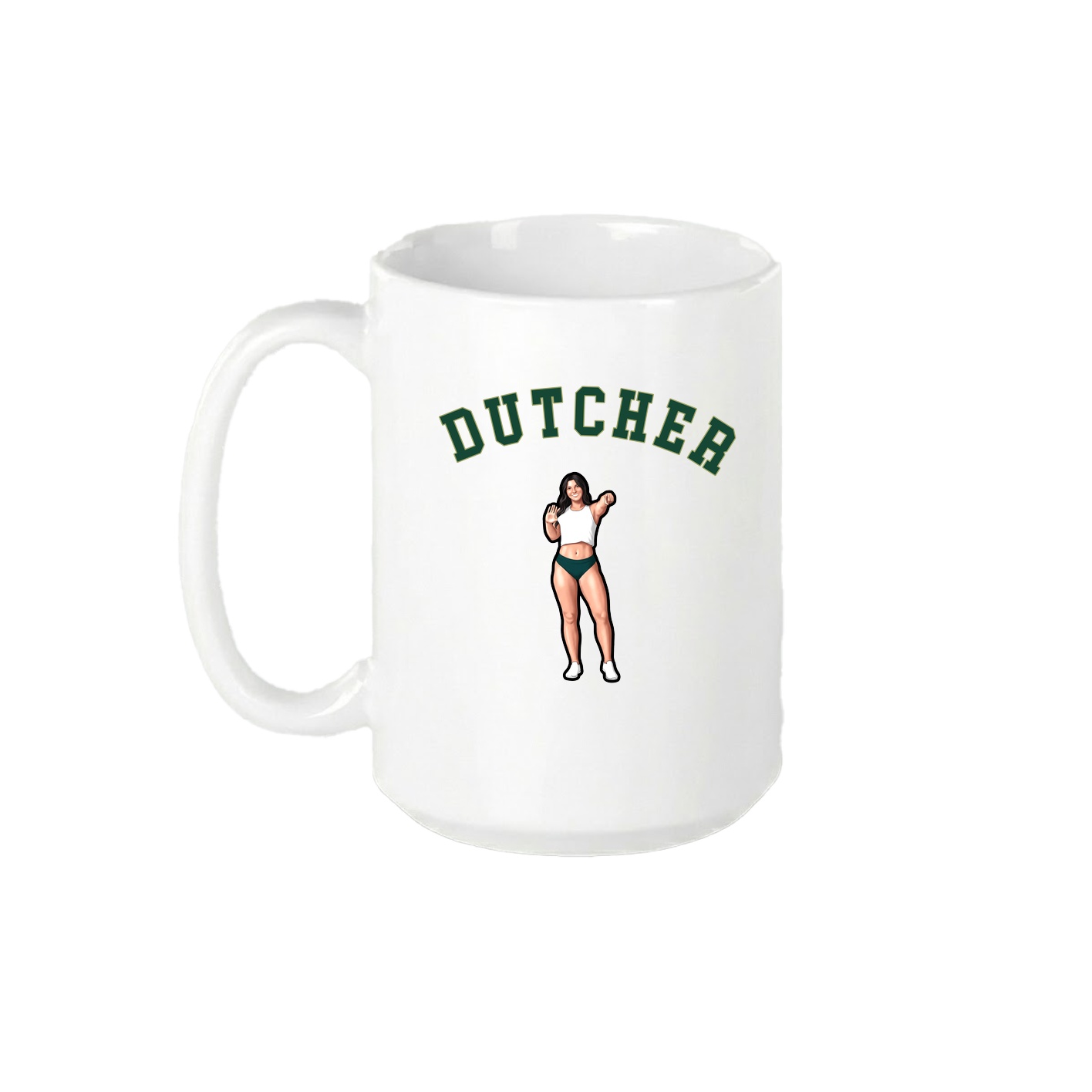15oz Coffee Mug — Shirsey Arch in White