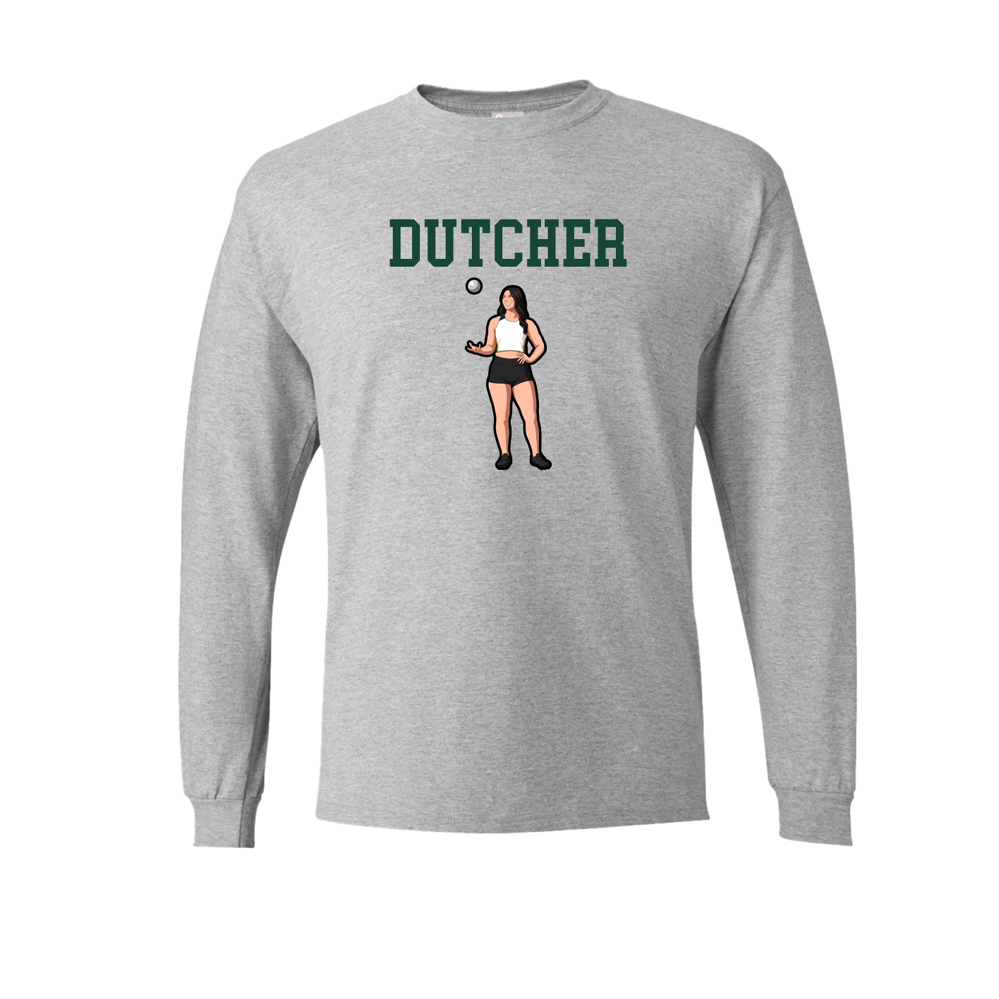 Long Sleeve Tee — Shirsey in Grey