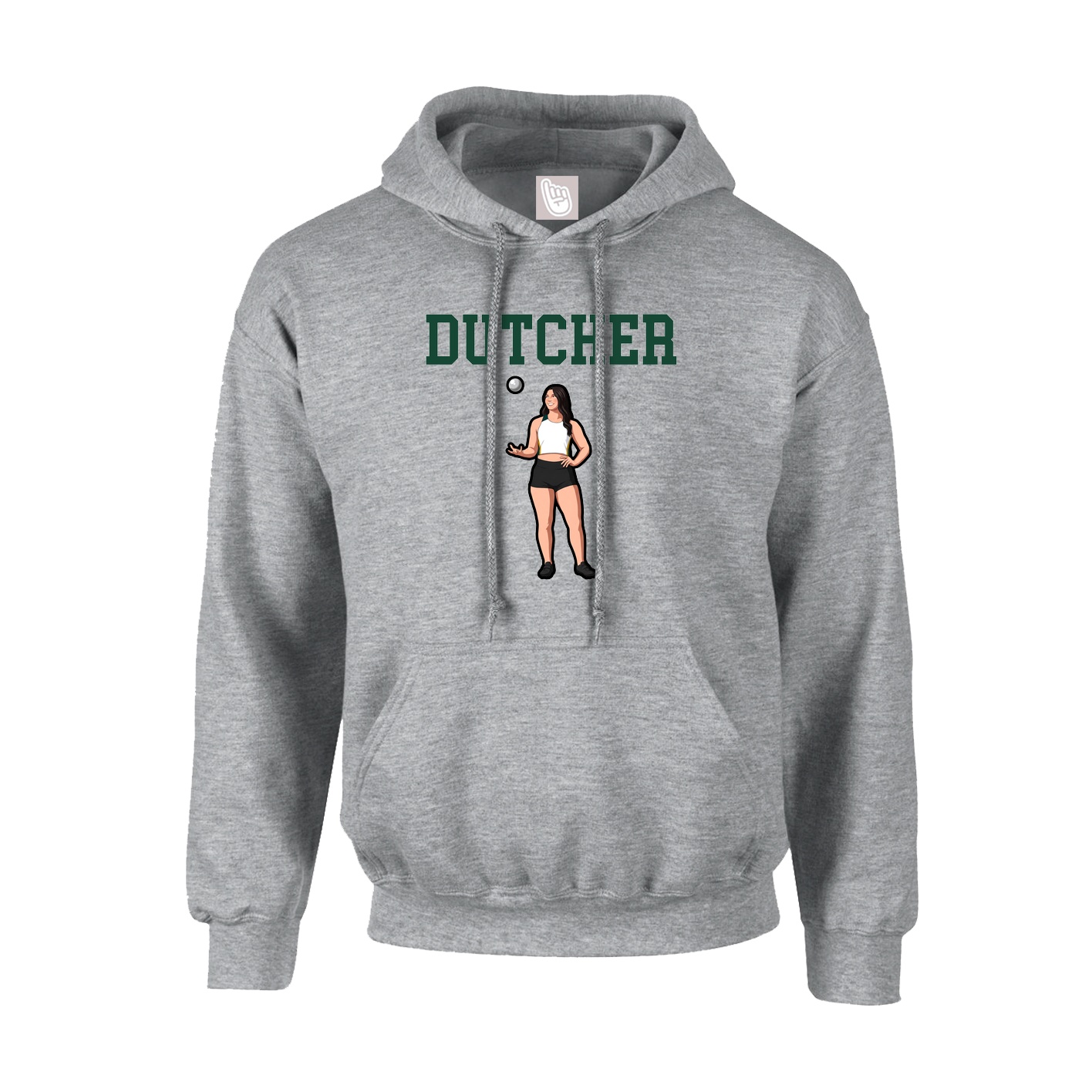 Hoodie — Shirsey in Grey